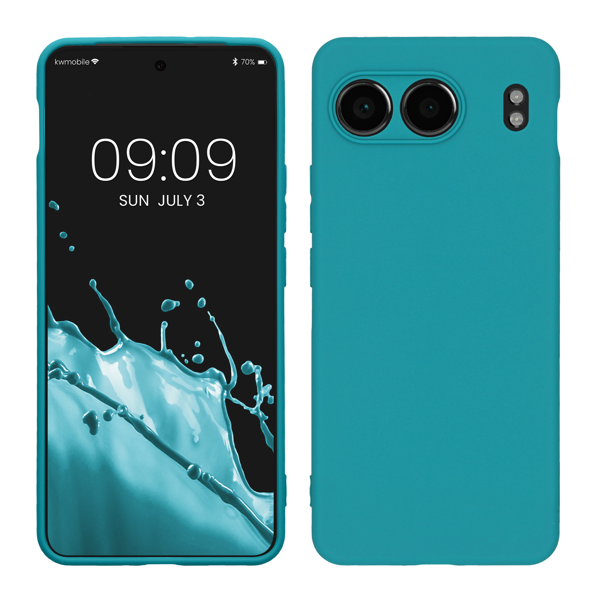 Kwmobile Silikonový kryt OnePlus Nord 4 5G matná petrolejová