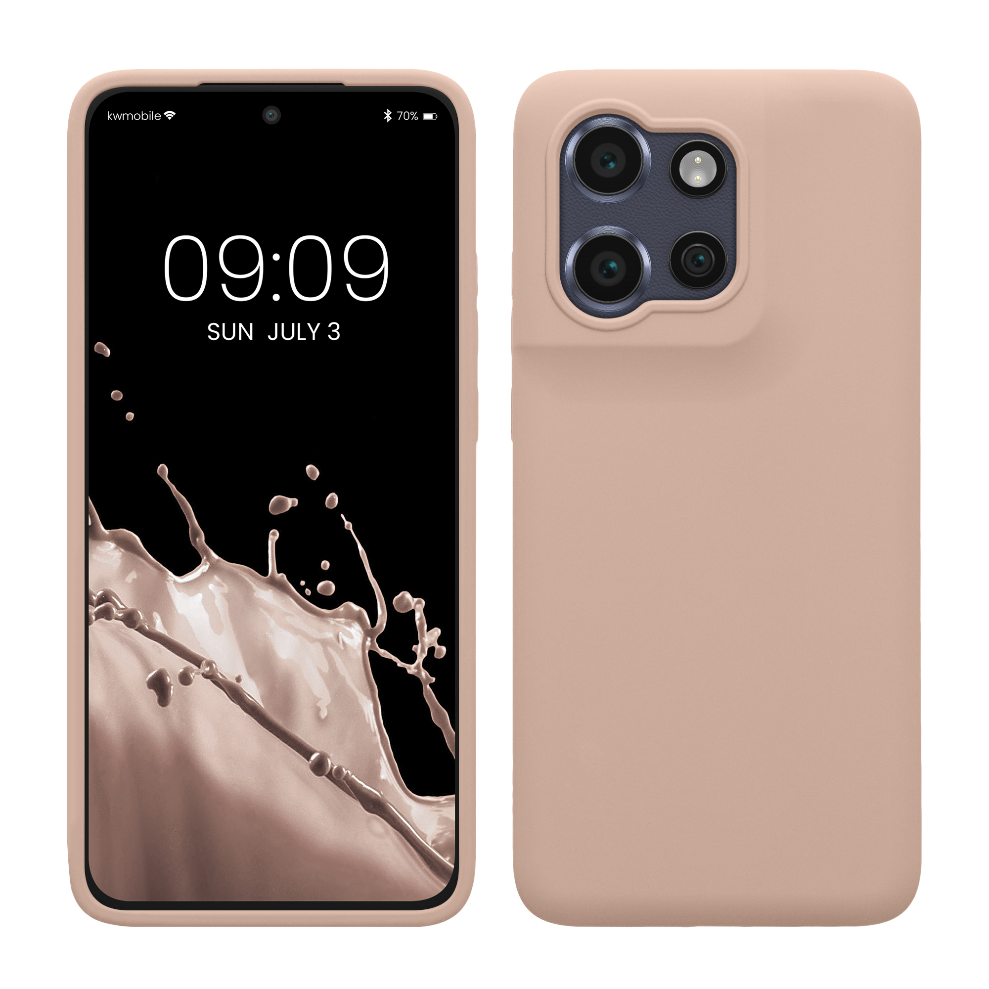 Kryt na mobil Motorola Edge 60 Neo / Edge 50 Neo / ThinkPhone 25 kwmobile TPU starorůžová