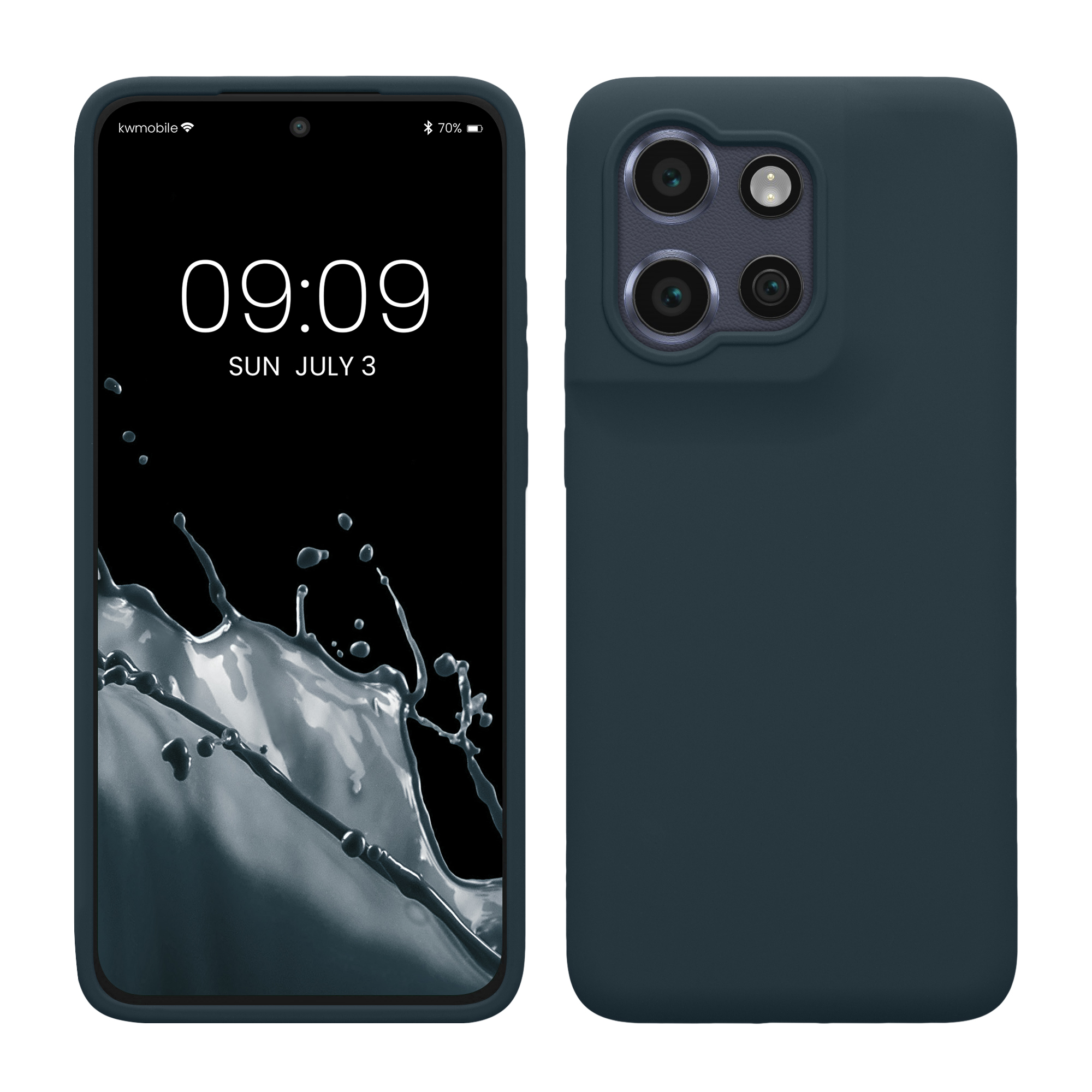 Kryt na mobil Motorola Edge 60 Neo / Edge 50 Neo / ThinkPhone 25 kwmobile TPU tmavě šedá