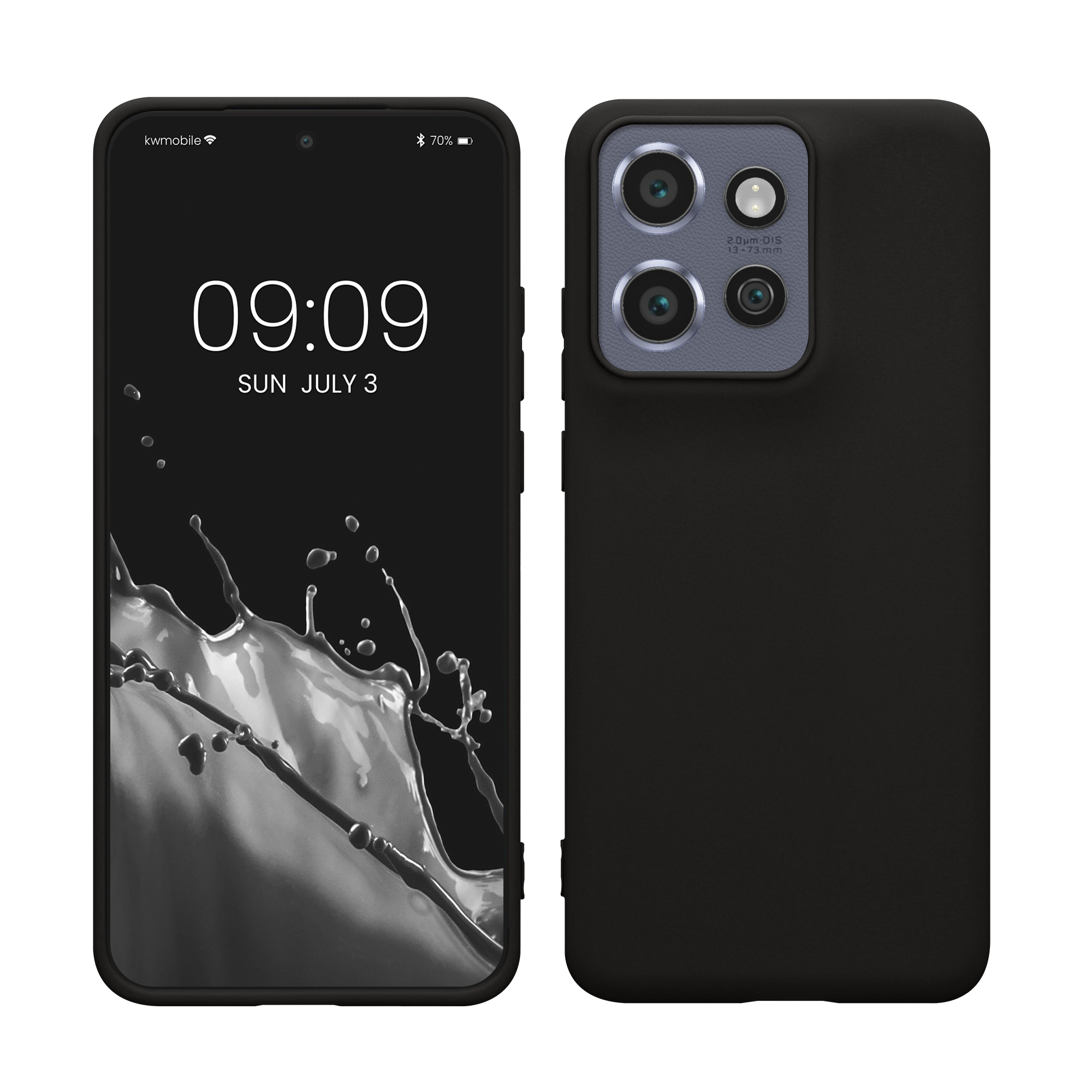 Kryt na mobil Motorola Edge 60 Neo / Edge 50 Neo / ThinkPhone 25 kwmobile TPU matná černá