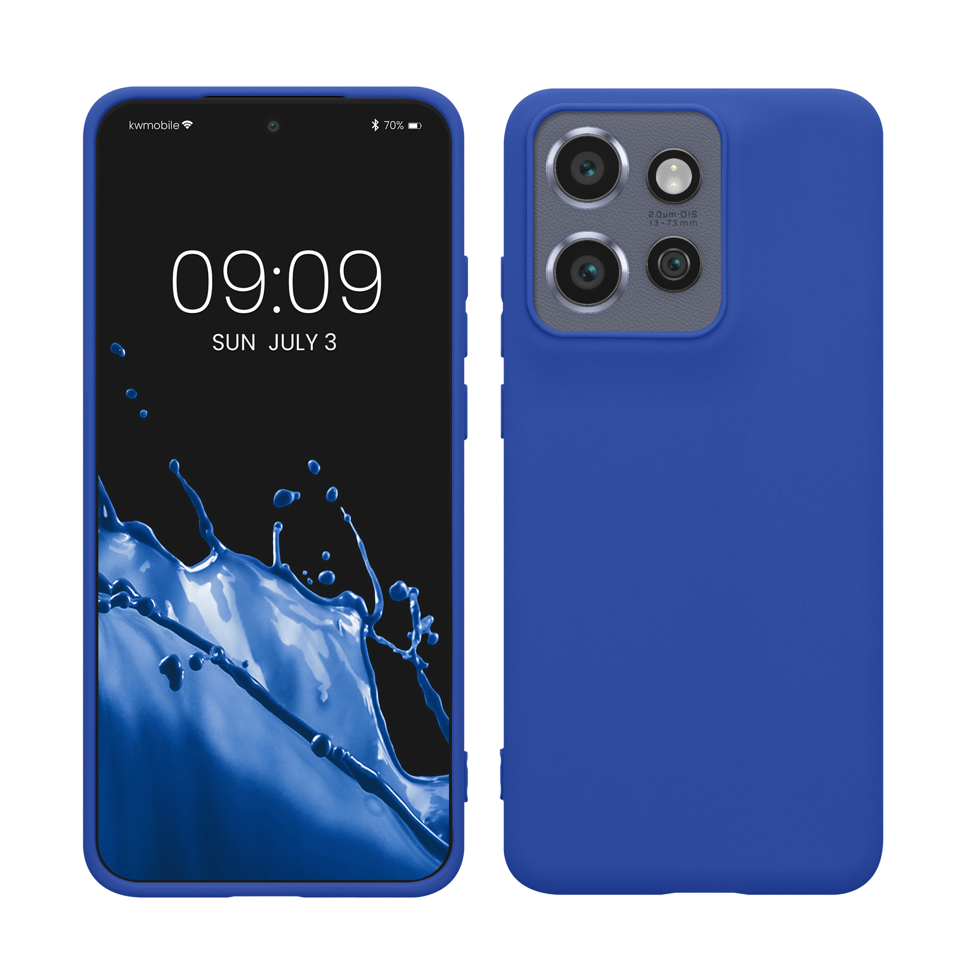 Kryt na mobil Motorola Edge 60 Neo / Edge 50 Neo / ThinkPhone 25 kwmobile TPU baltická modrá