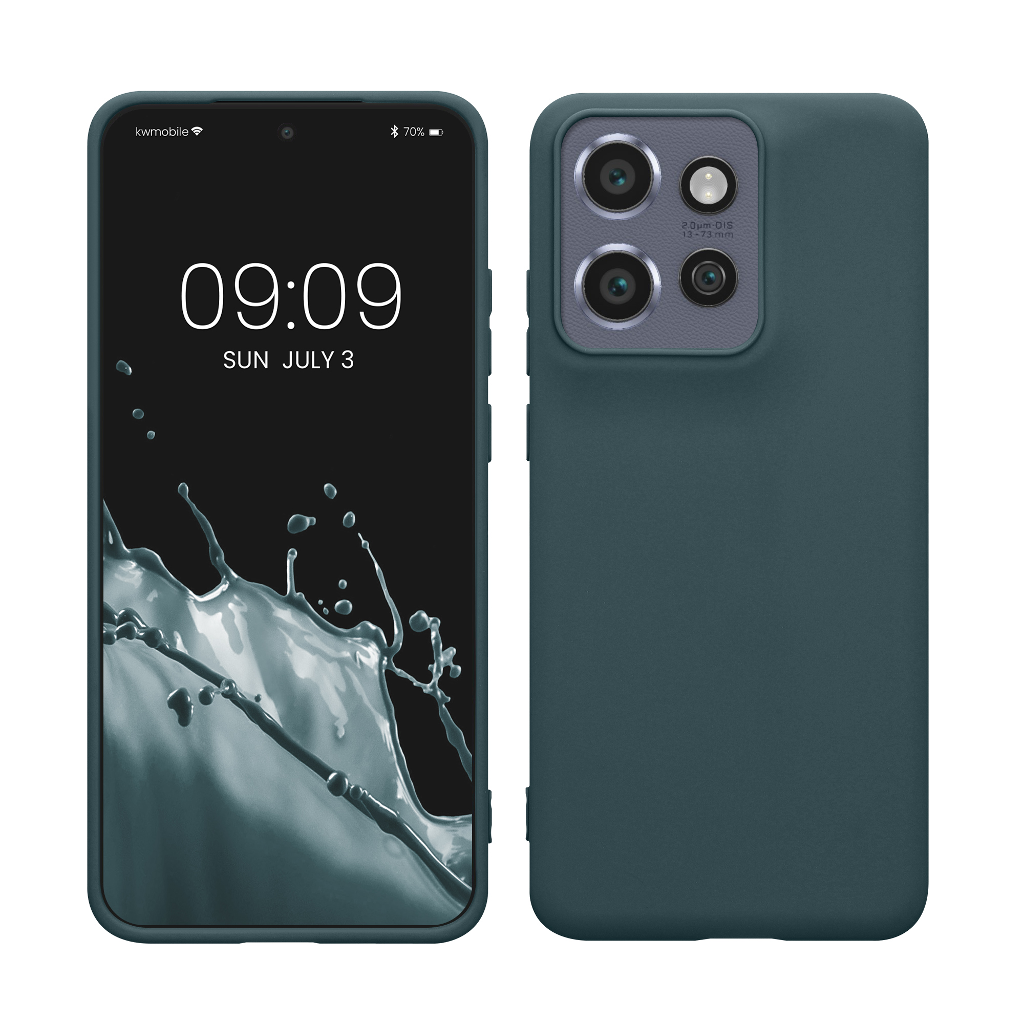 Kryt na mobil Motorola Edge 60 Neo / Edge 50 Neo / ThinkPhone 25 kwmobile TPU tmavě šedá