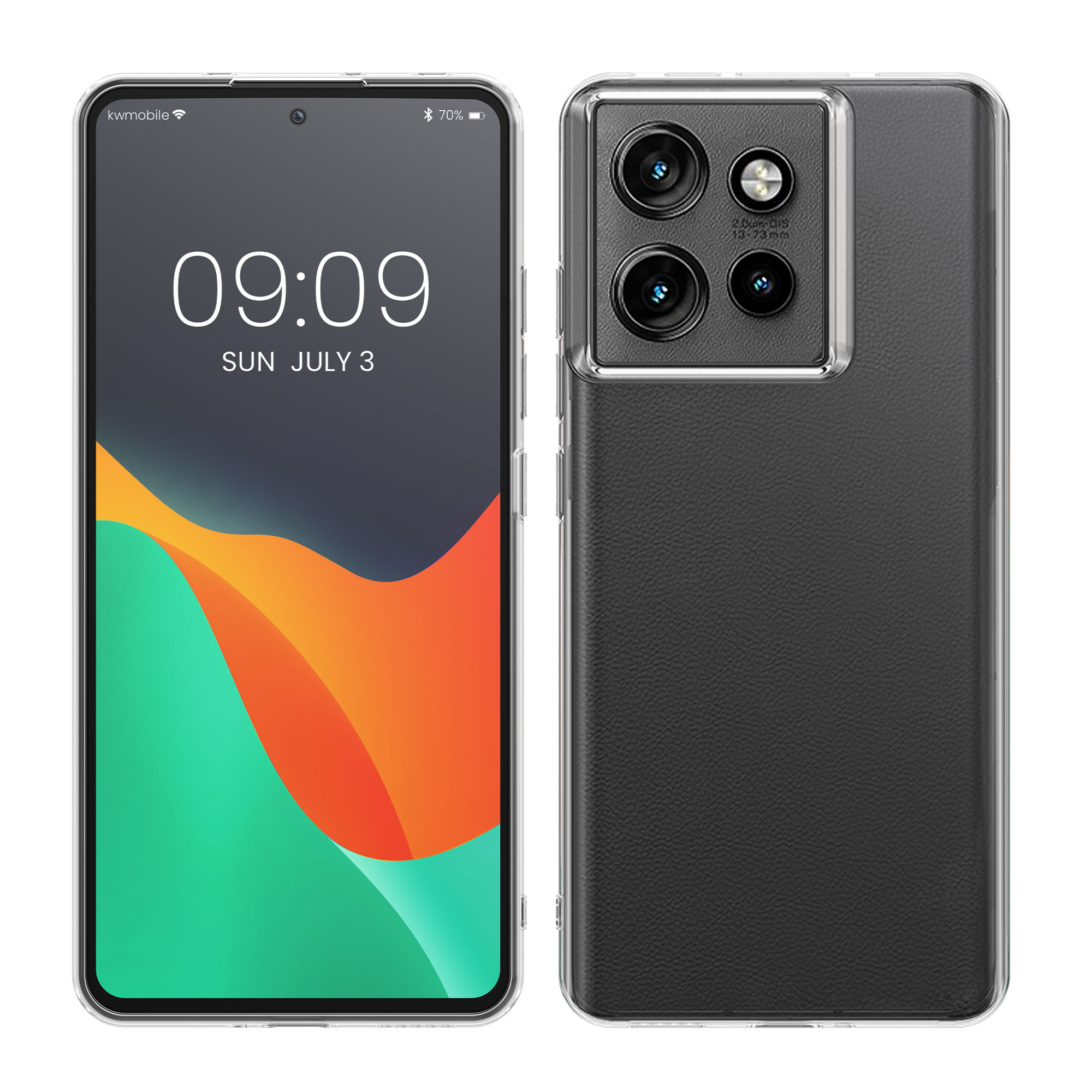 Průhledný kryt na mobil Motorola Edge 60 Neo / Edge 50 Neo / ThinkPhone 25 kwmobile TPU transparentní