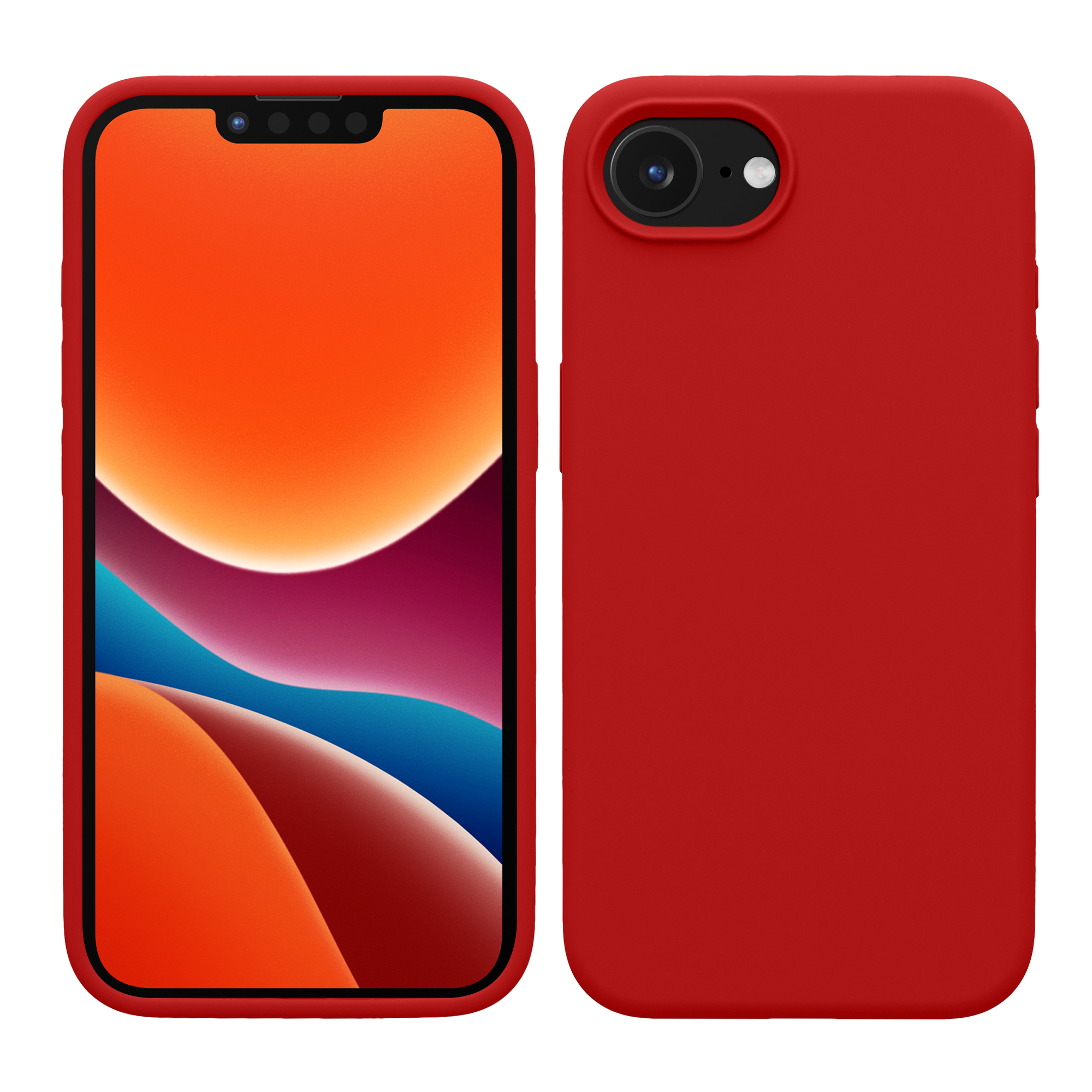 Pouzdro pro Apple iPhone 17e / iPhone 16e kwmobile silikonové - klasická červená