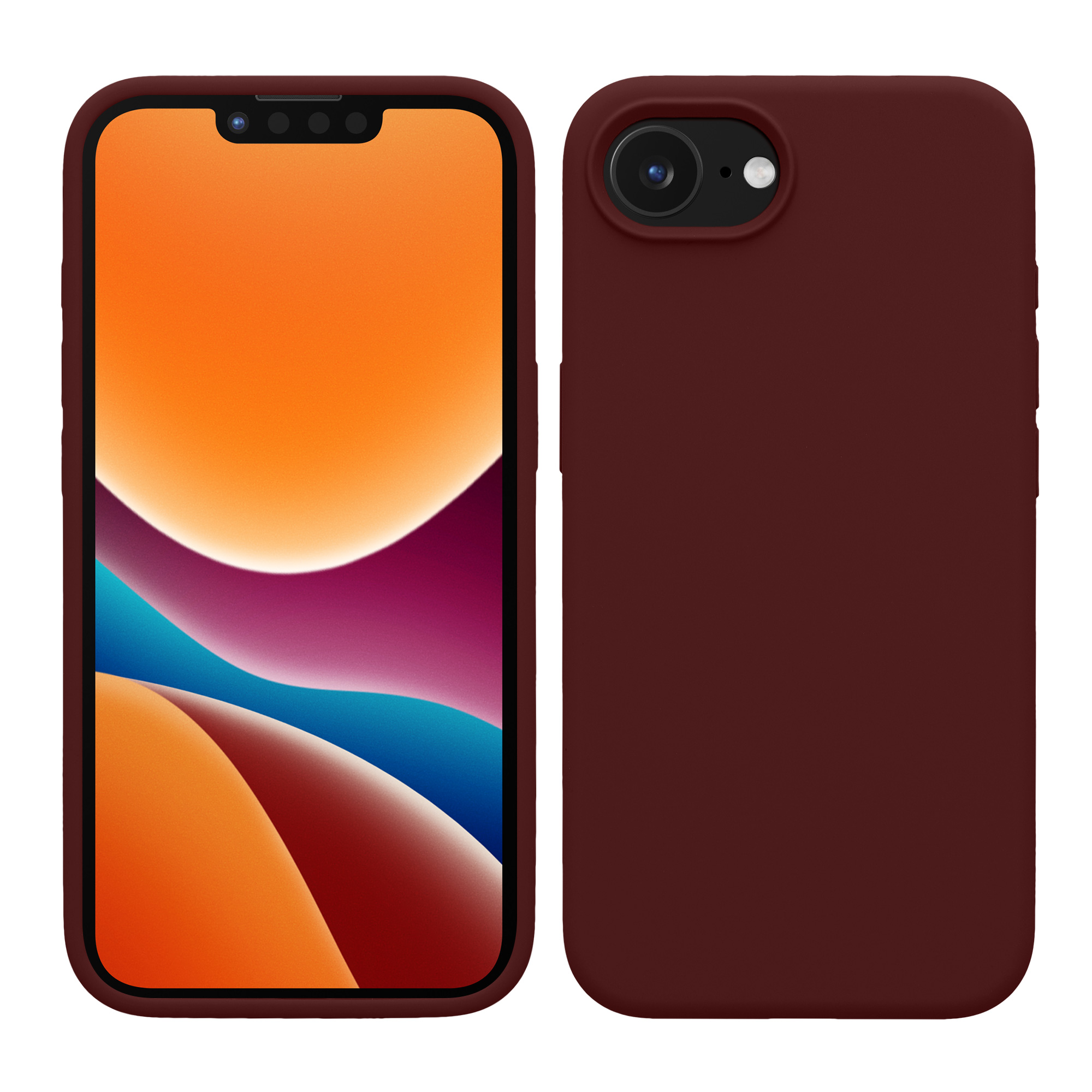 Silikonový kryt kwmobile pro Apple iPhone 17e / iPhone 16e - fialová