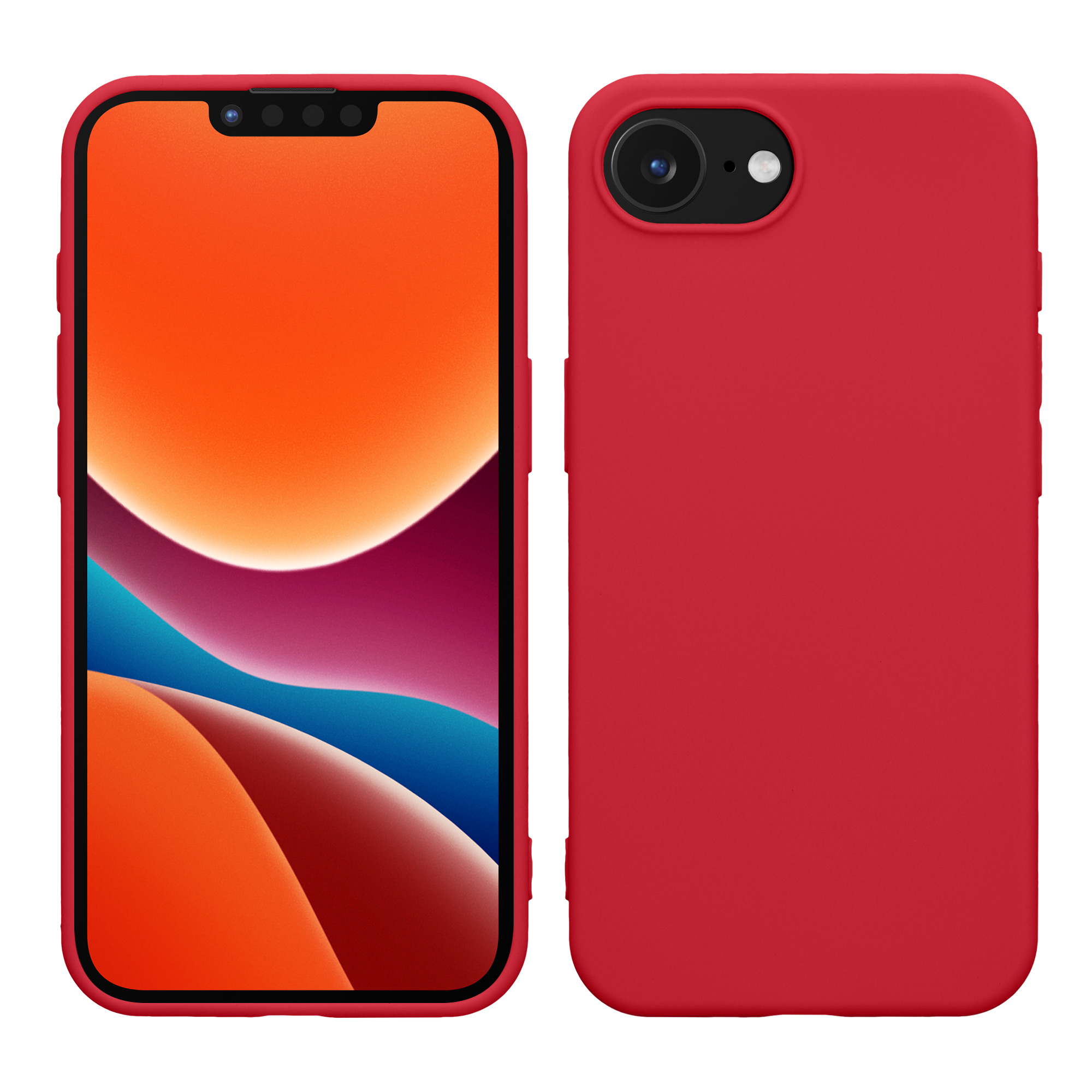 Silikonový kryt kwmobile pro Apple iPhone 17e / iPhone 16e - růžová