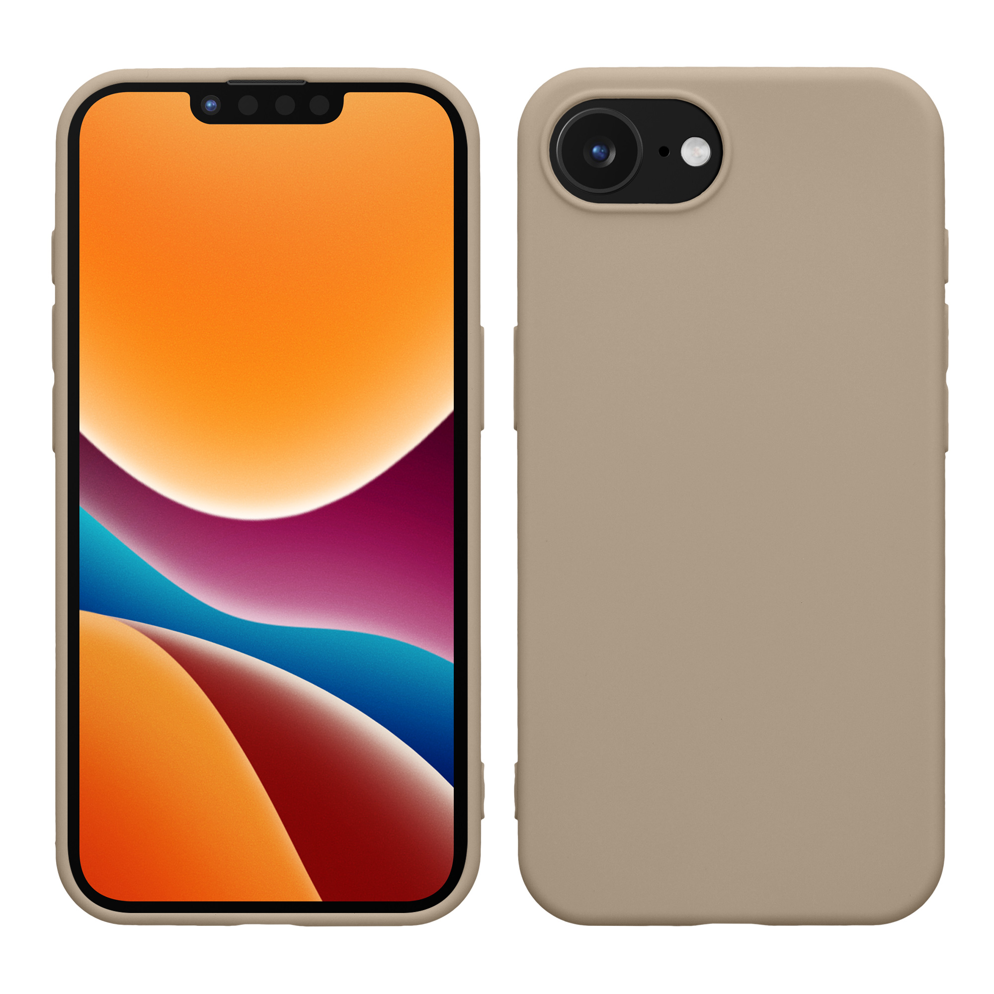 Pouzdro pro Apple iPhone 17e / iPhone 16e kwmobile TPU - krémová