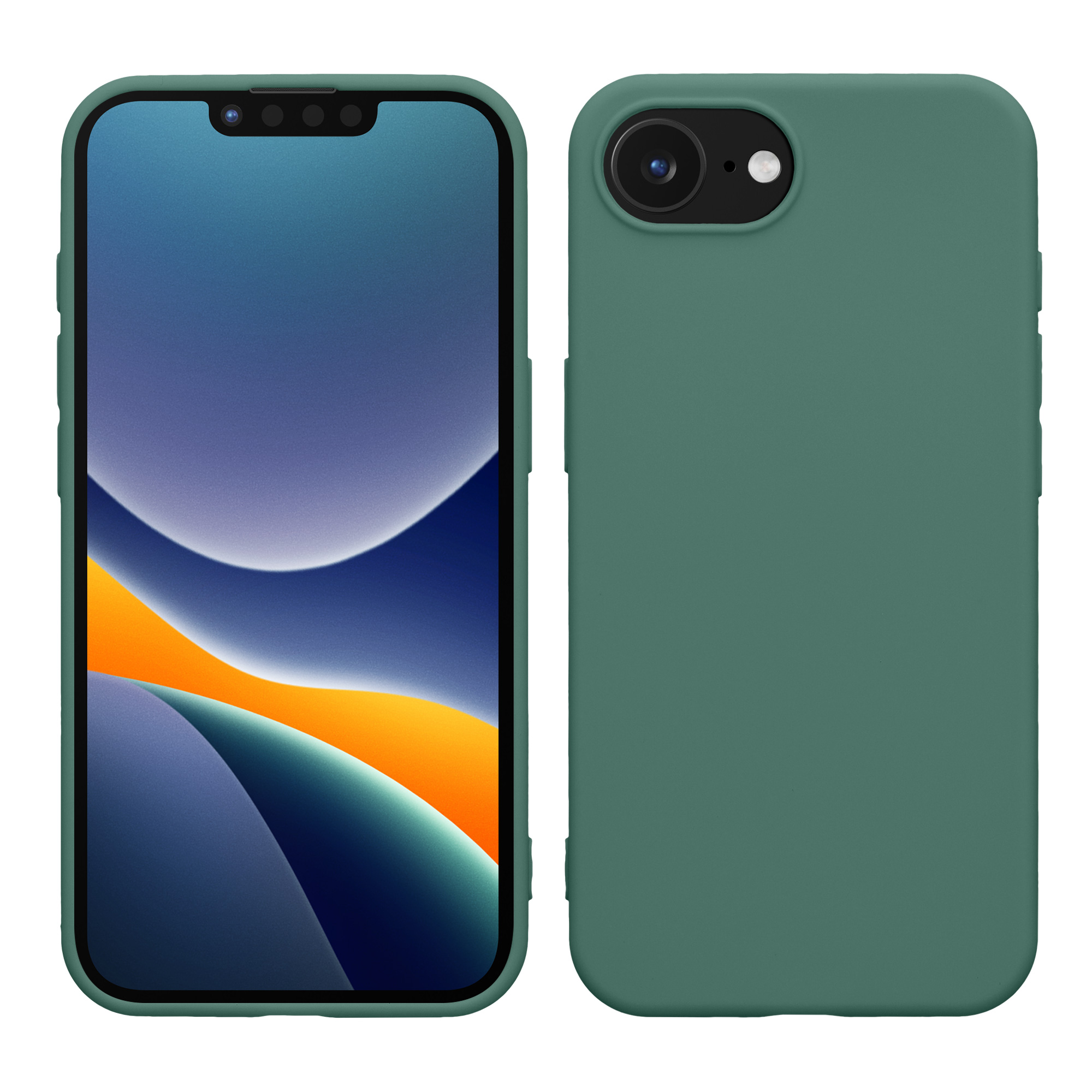 Pouzdro pro Apple iPhone 17e / iPhone 16e kwmobile TPU - lesní zelená