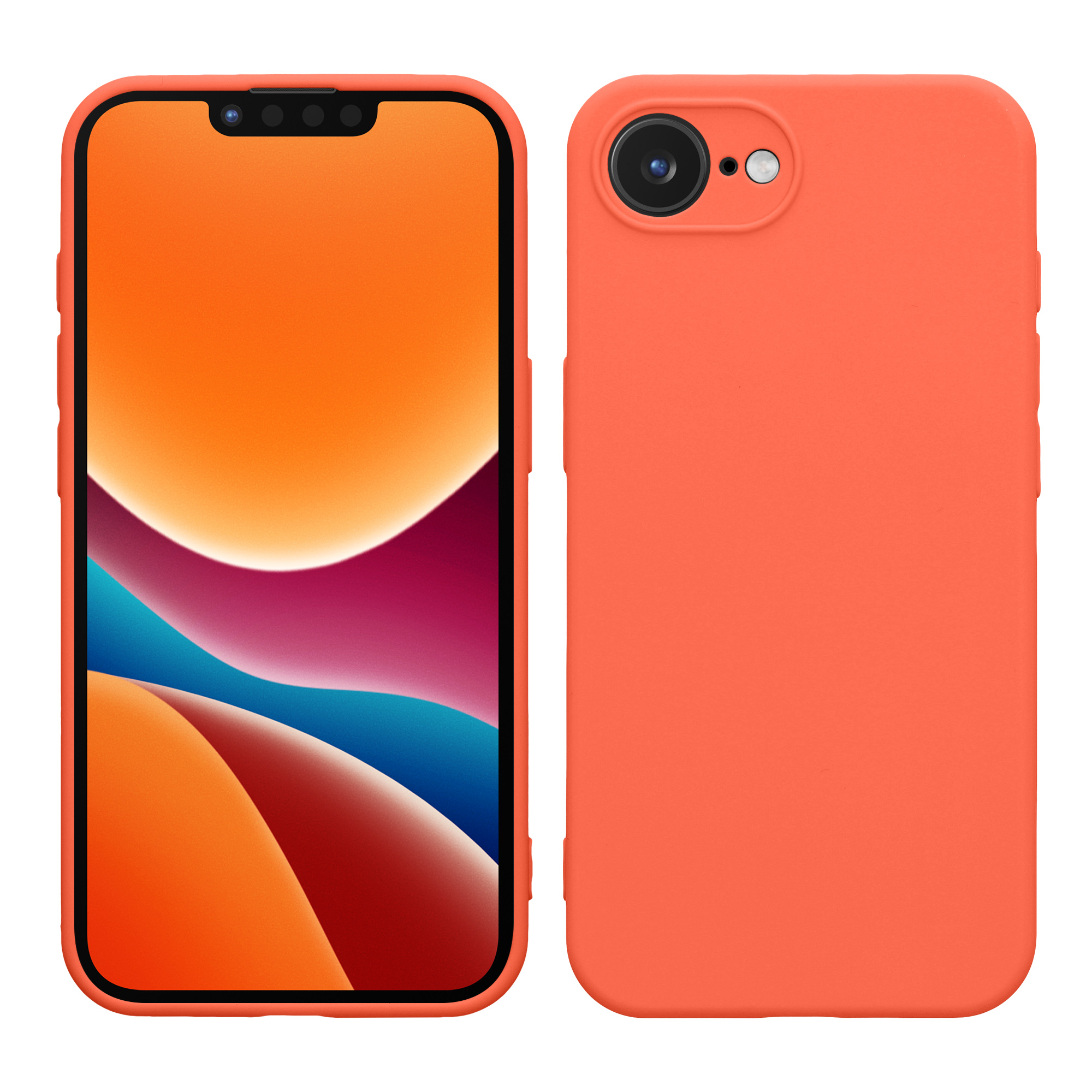 Pouzdro pro Apple iPhone 17e / iPhone 16e kwmobile TPU - sytá korálová
