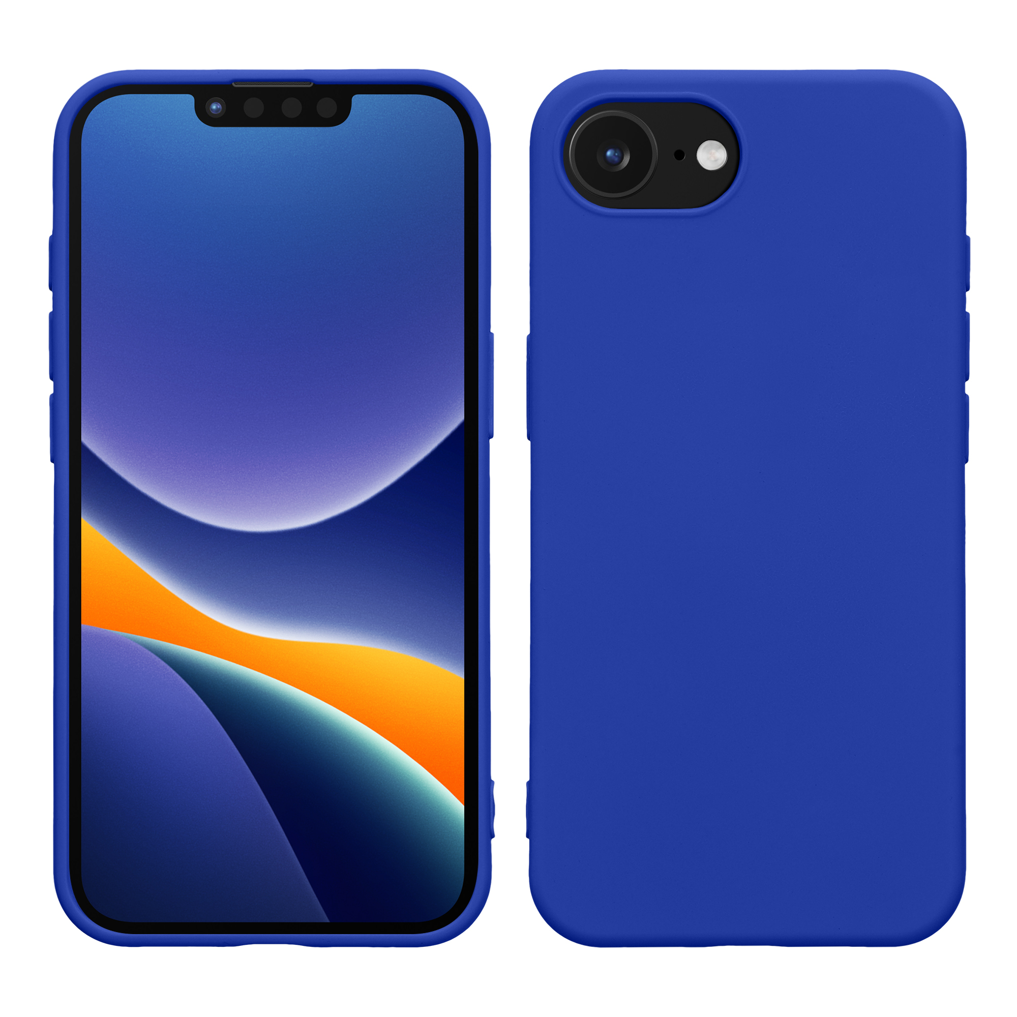 Silikonový kryt Kwmobile pro iPhone 17e / 16e - baltsky modrá
