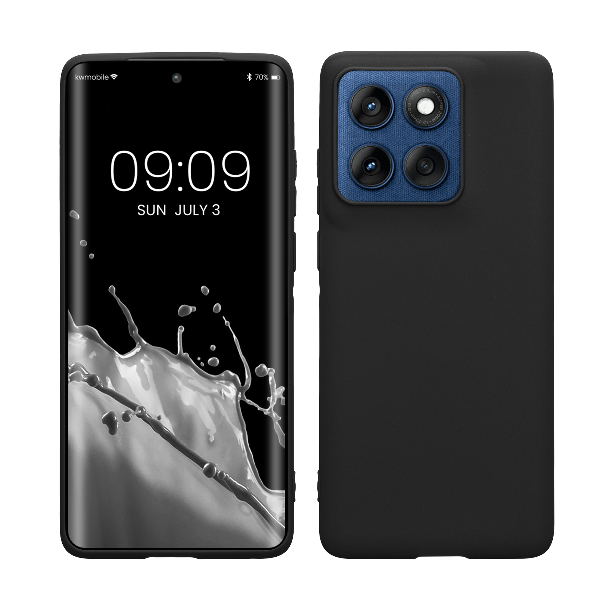 Kryt na mobil Motorola Edge 60 kwmobile TPU matná černá