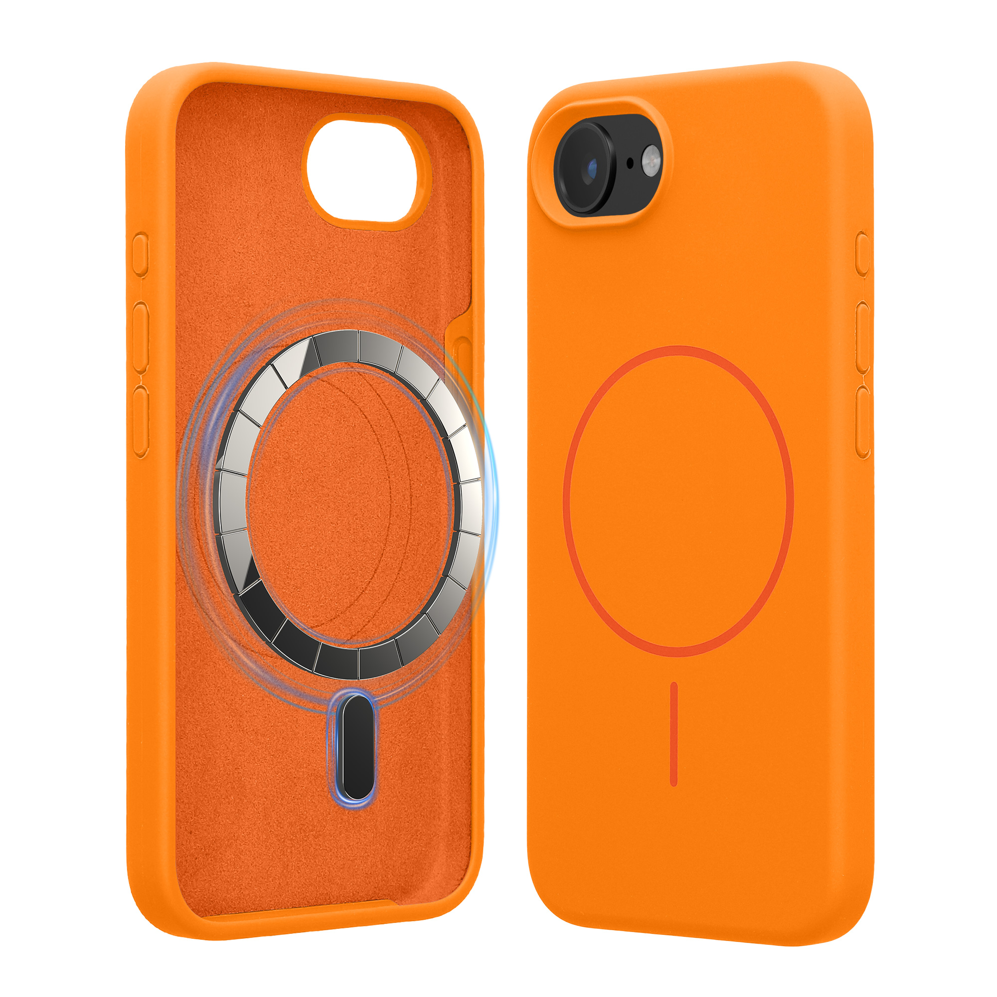 MagSafe kryt Kwmobile pro iPhone 17e / 16e - fruity orange