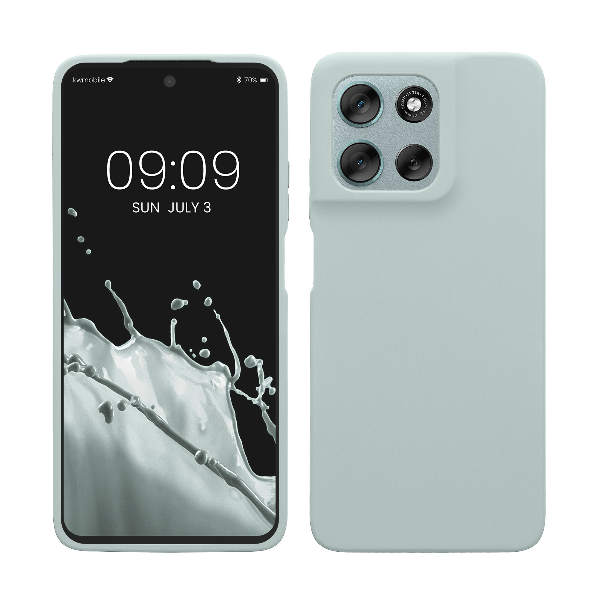 Silikonový kryt kwmobile pro Motorola Moto G56 5G - Mátová