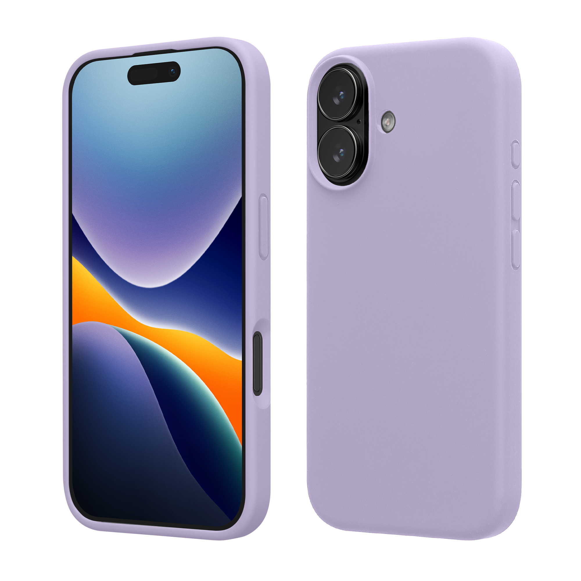 Silikonový kryt Kwmobile pro iPhone 17 - levandulová