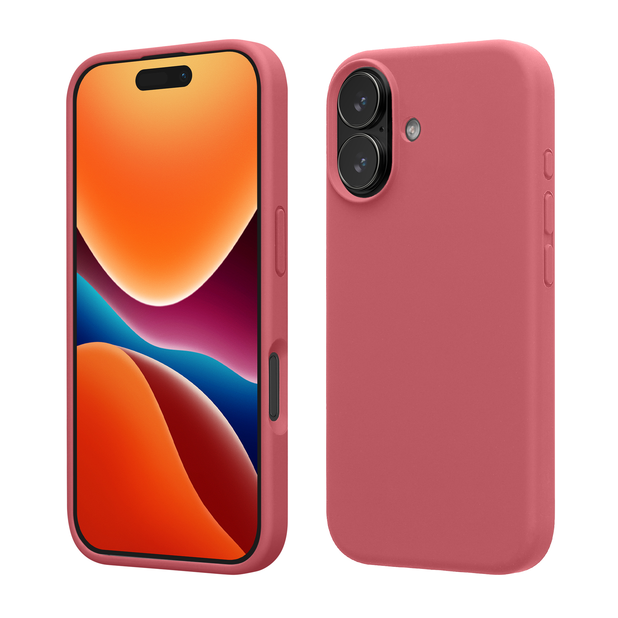 Pouzdro pro Apple iPhone 17 kwmobile silikonové - tmavě starorůžová