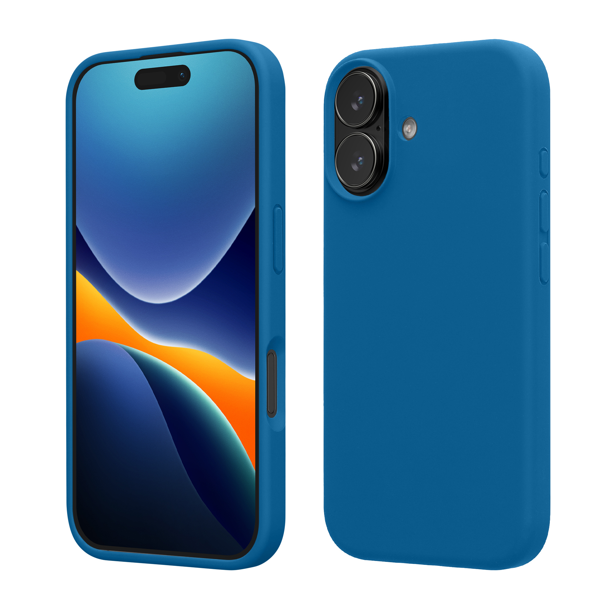 Pouzdro pro Apple iPhone 17 kwmobile silikonové - modrý korál