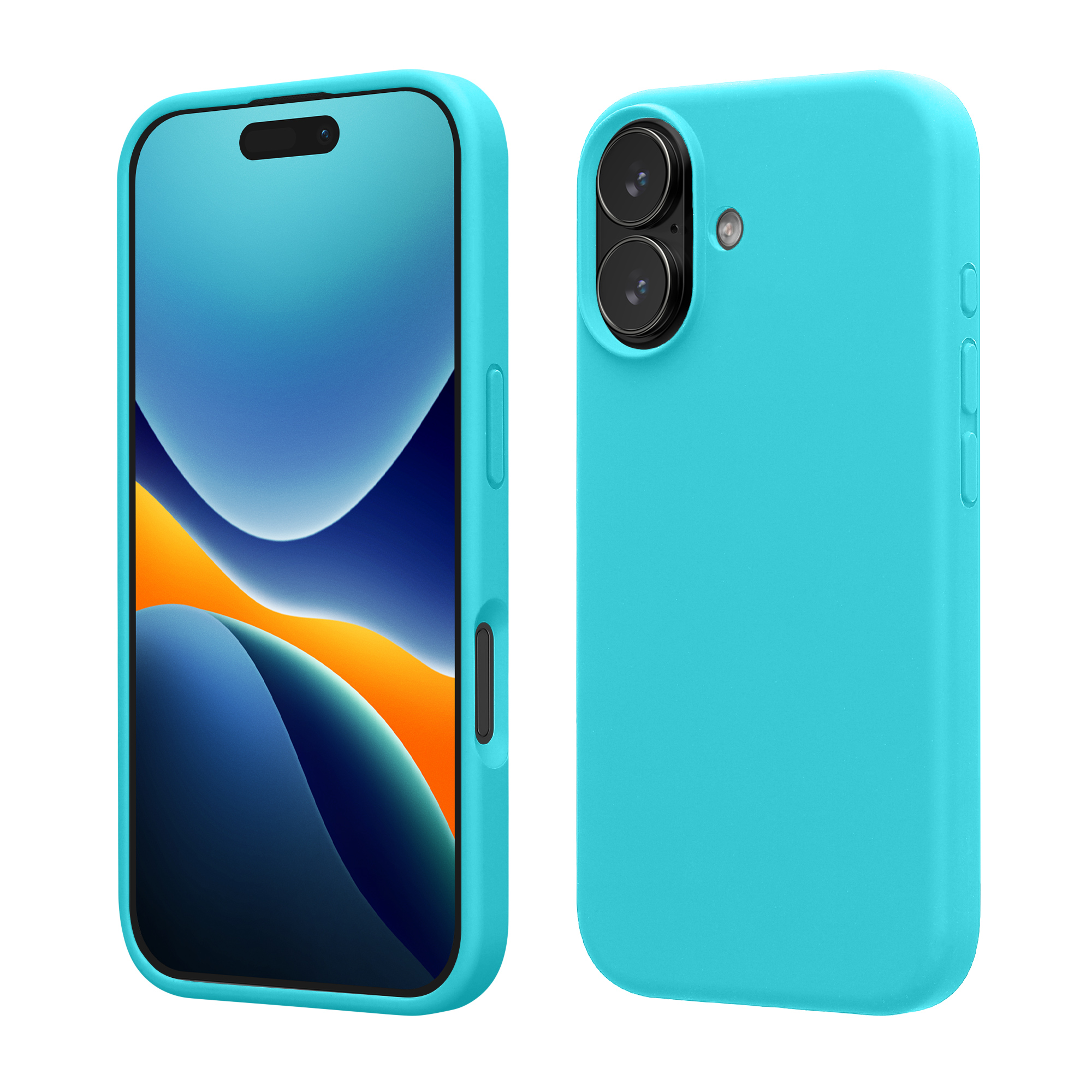Pouzdro pro Apple iPhone 17 kwmobile silikonové - ledově modrá