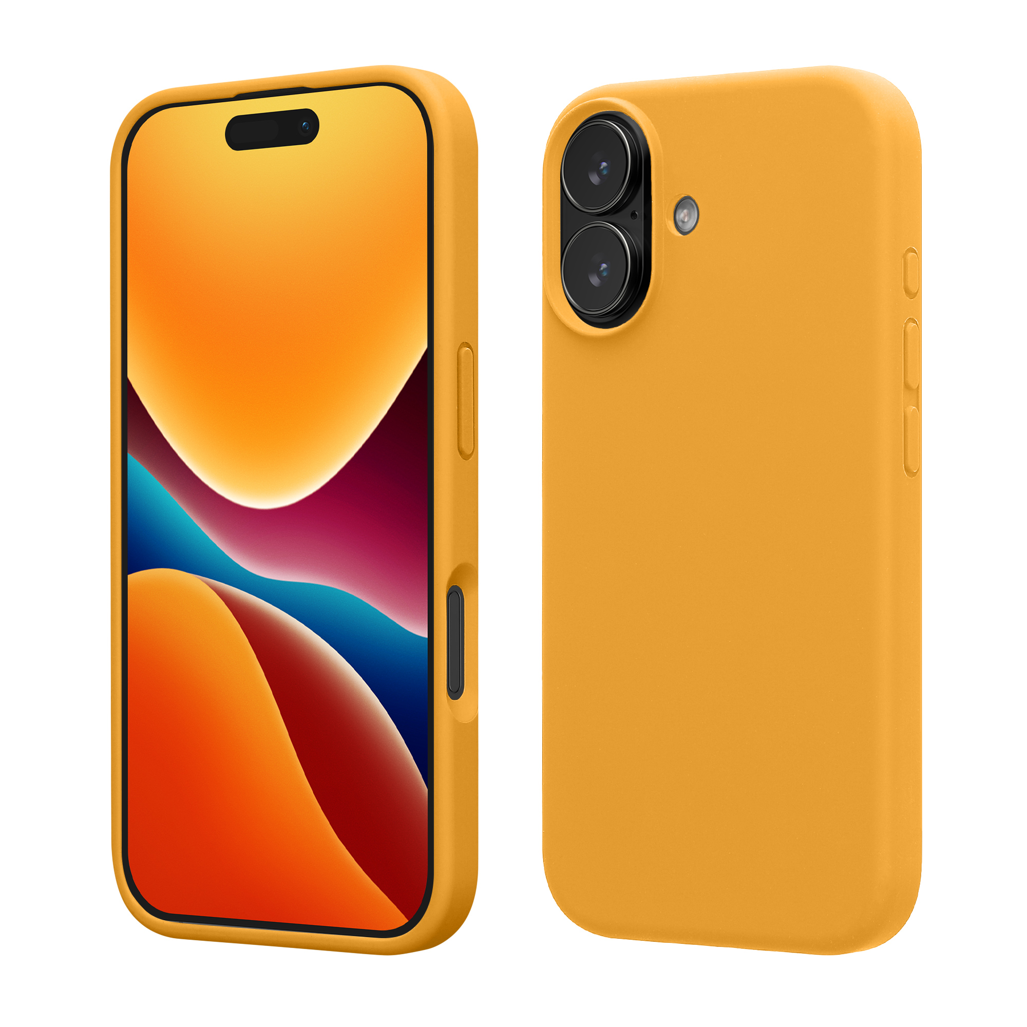 Pouzdro pro Apple iPhone 17 kwmobile silikonové - mangová
