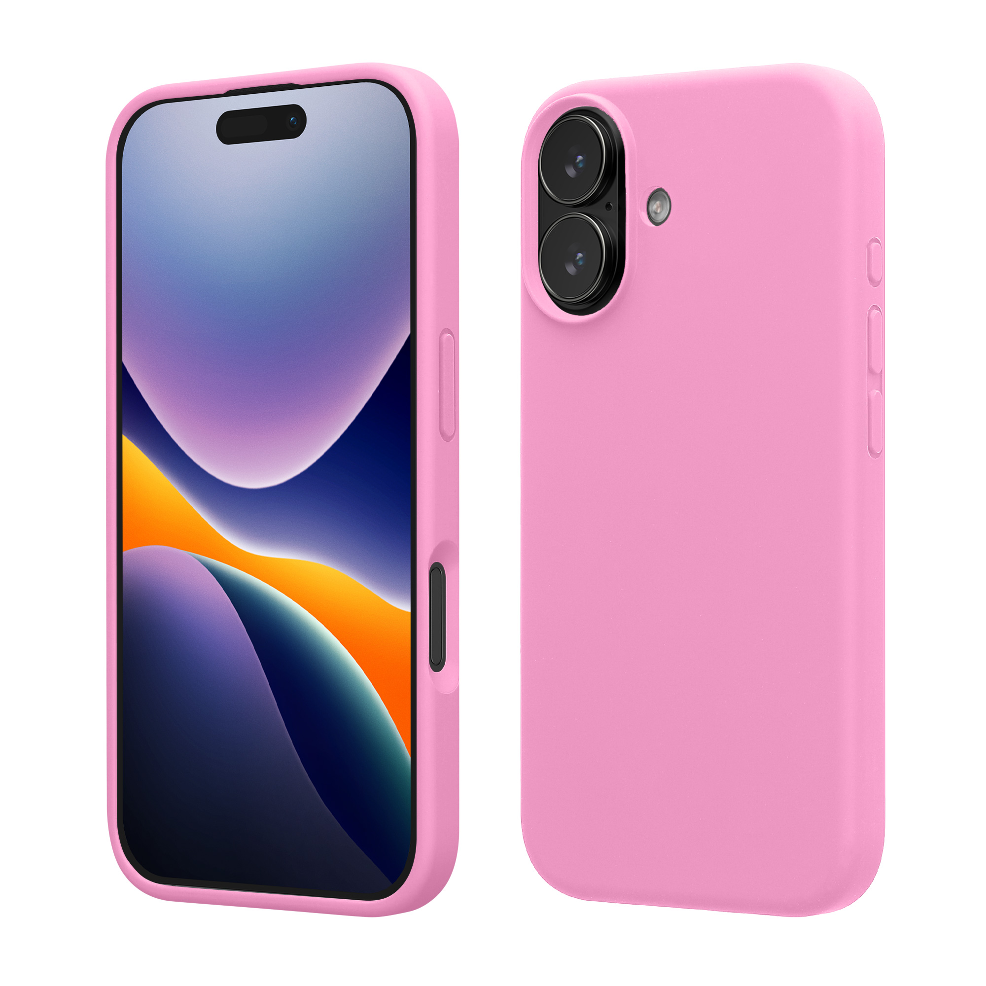 Pouzdro pro Apple iPhone 17 kwmobile silikonové - růžová levandulová