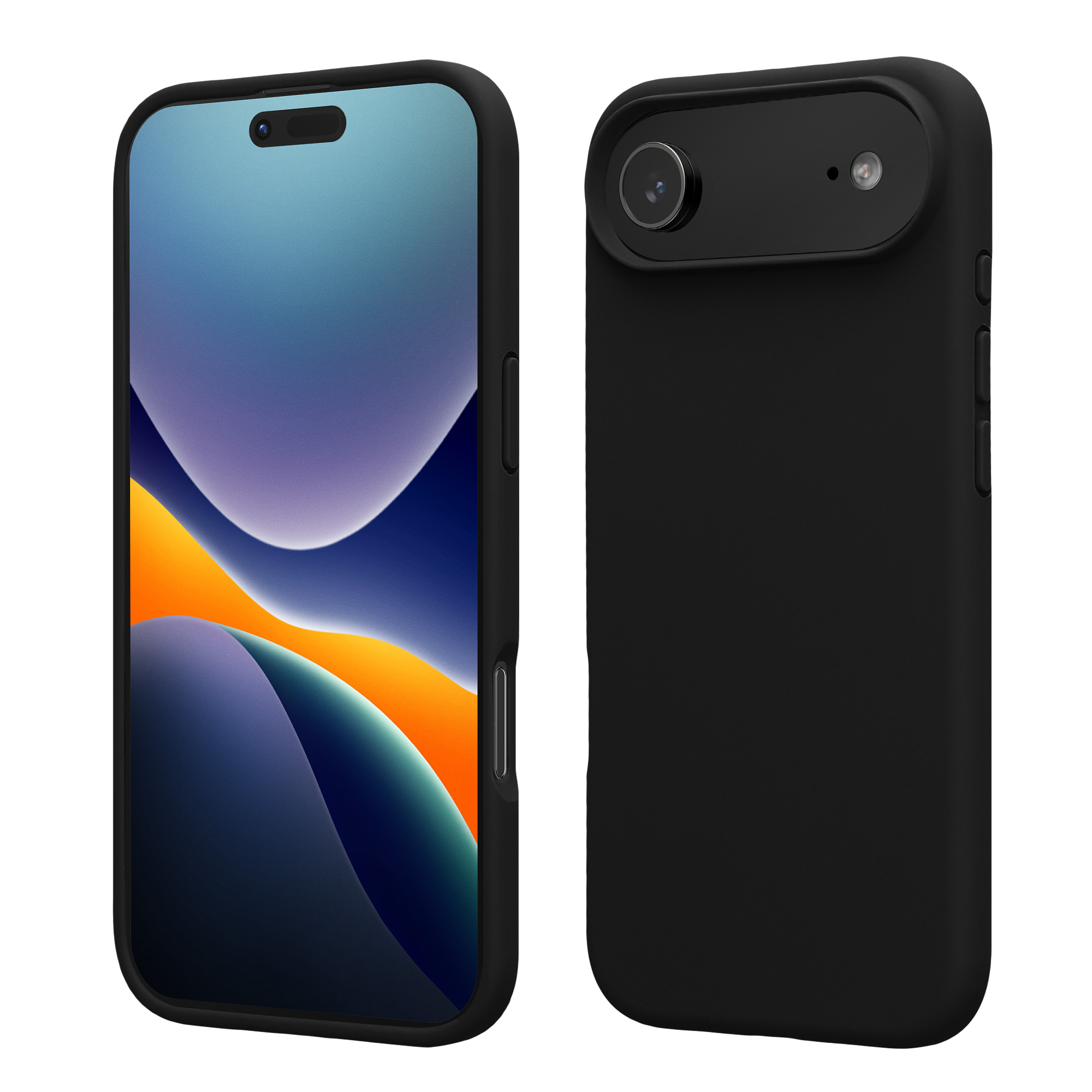 kwmobile TPU silikonový kryt pro Apple iPhone Air, měkký povrch, černá