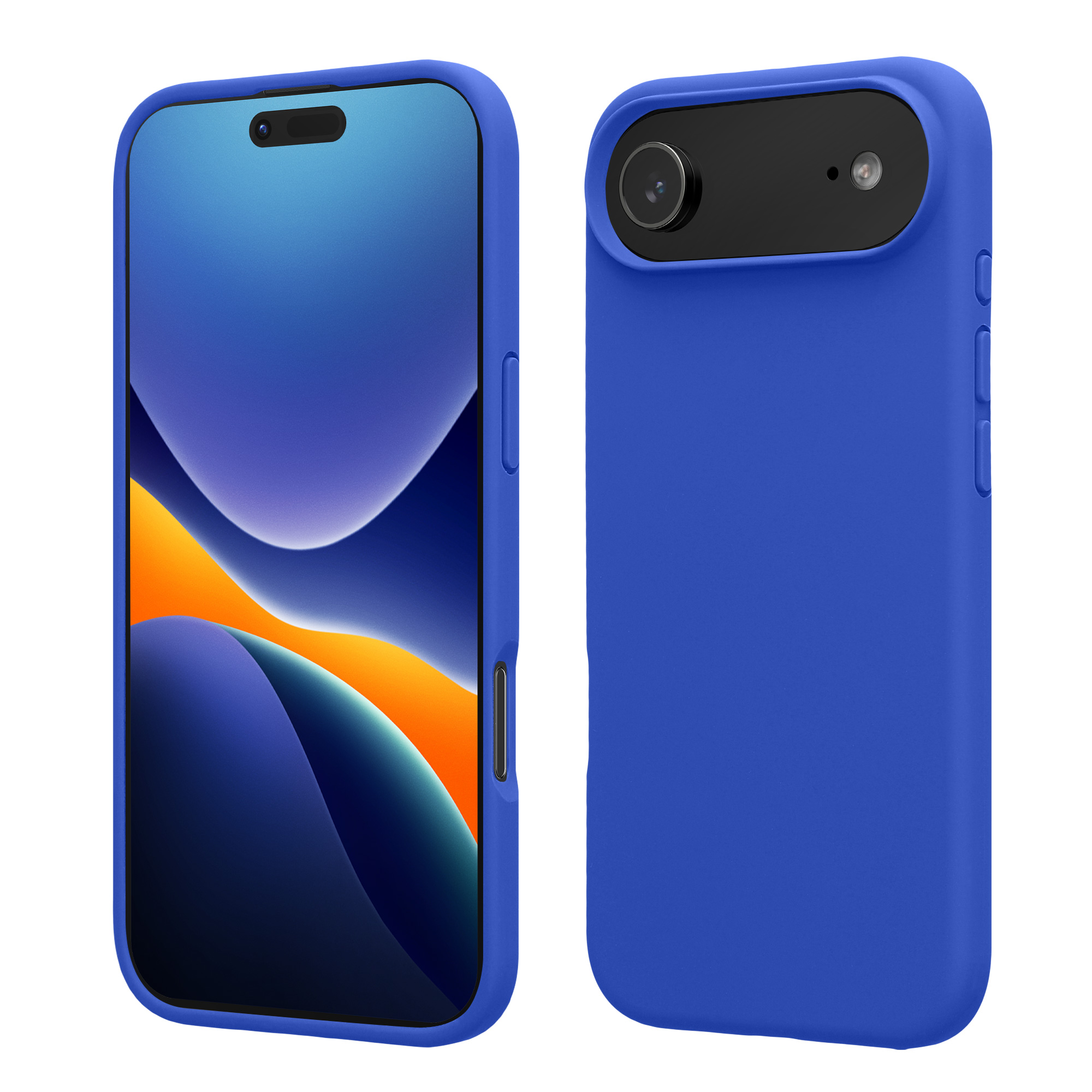 kwmobile TPU silikonový kryt pro Apple iPhone Air, měkký povrch, baltská modrá