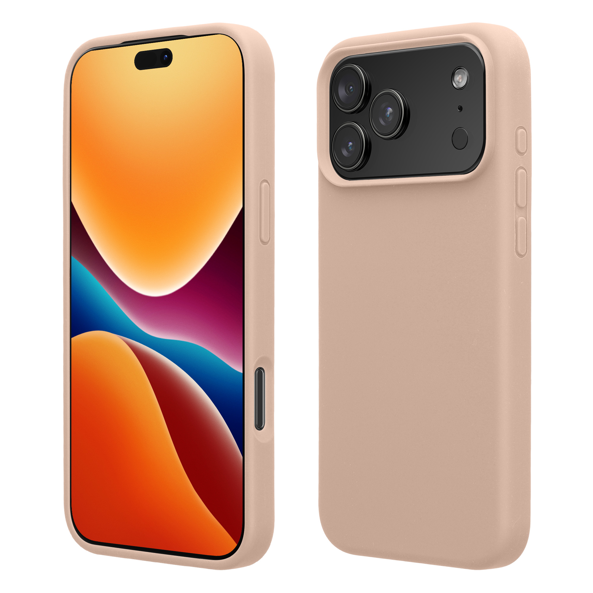 Silikonový kryt Kwmobile pro iPhone 17 Pro - coconut swirl