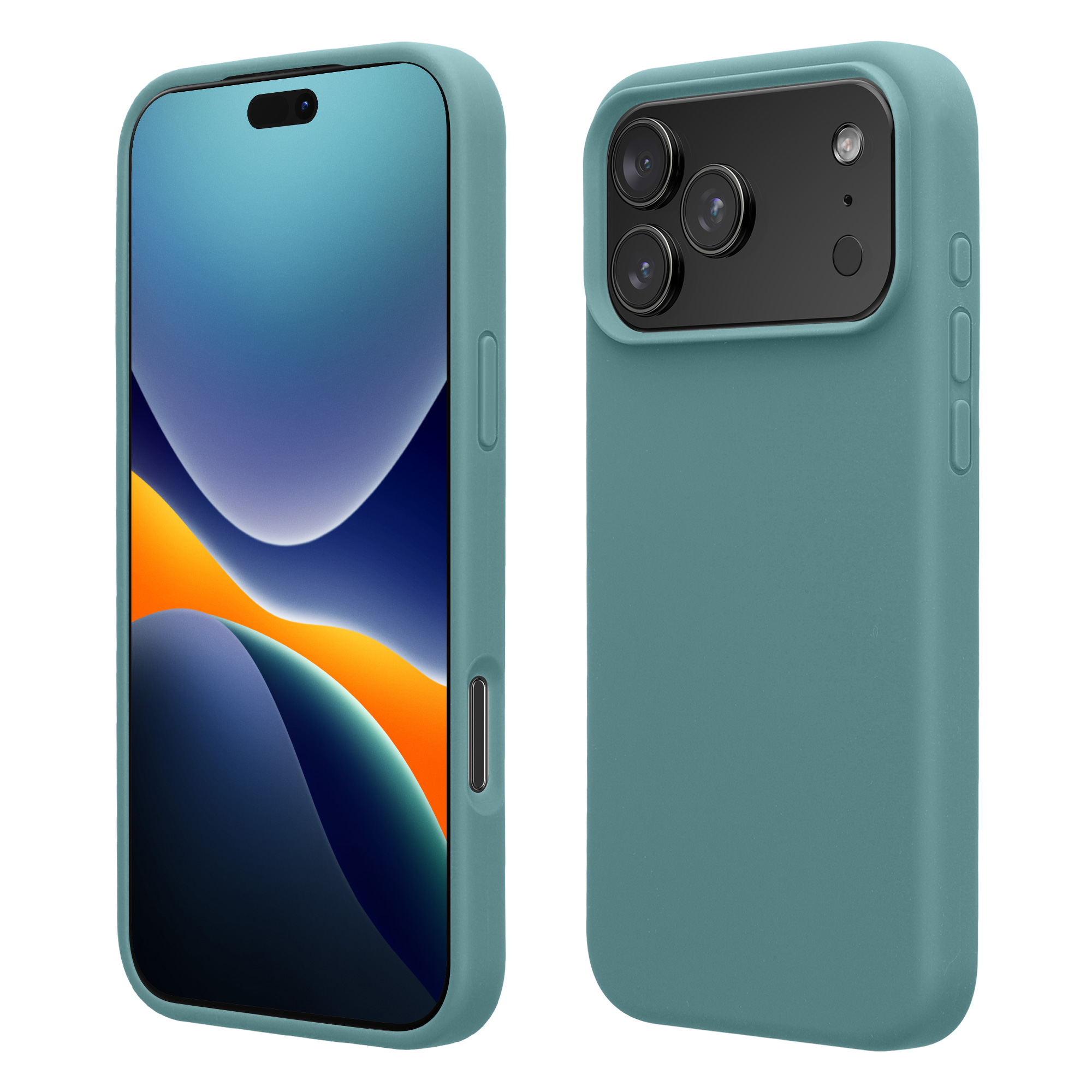 Silikonový kryt Kwmobile pro iPhone 17 Pro - antique stone