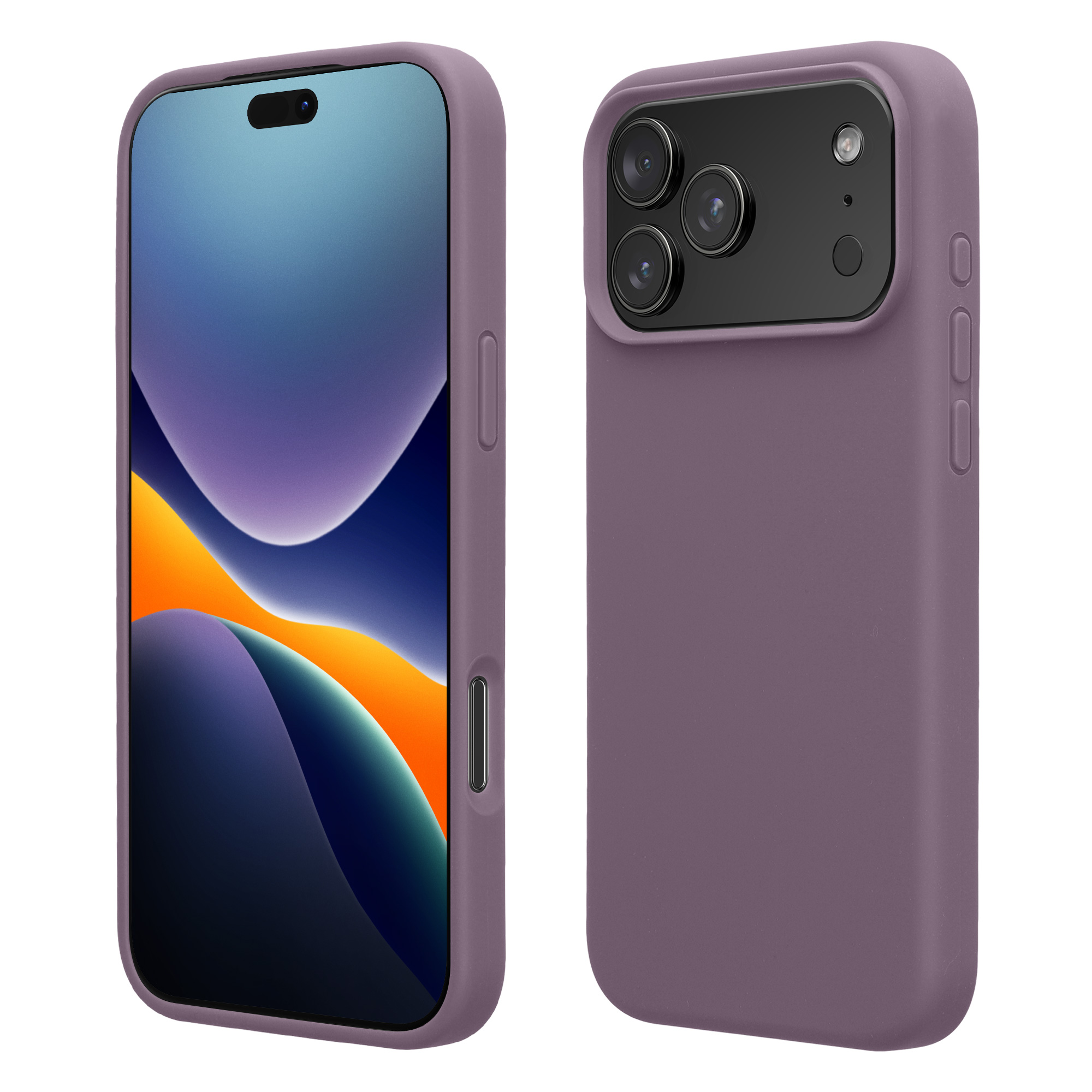 Pouzdro pro Apple iPhone 18 Pro / iPhone 17 Pro kwmobile silikonové - pastelová kosatcová