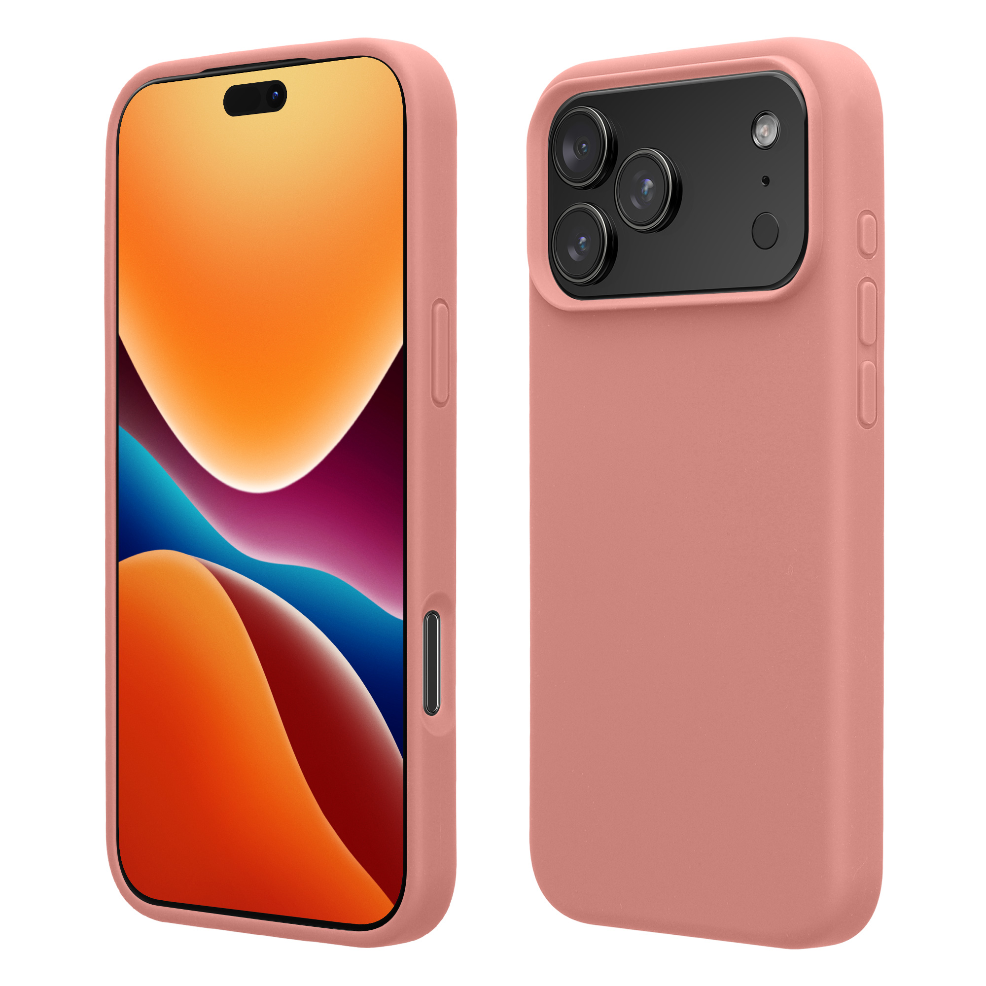 Pouzdro pro Apple iPhone 18 Pro / iPhone 17 Pro kwmobile silikonové - zimní růže