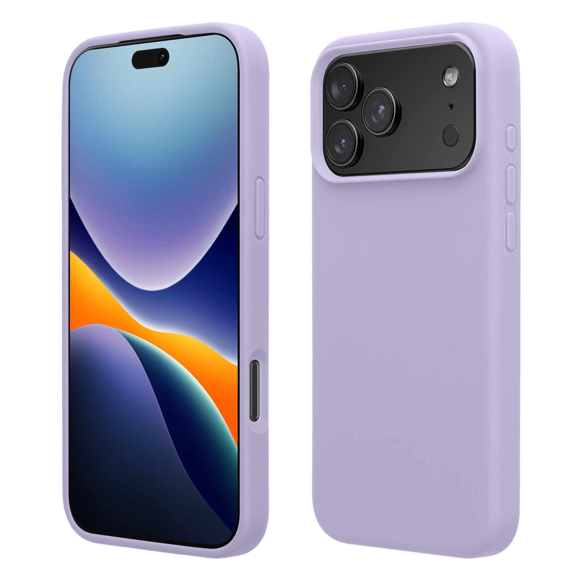 Silikonový kryt Kwmobile pro iPhone 17 Pro Max - levandulová