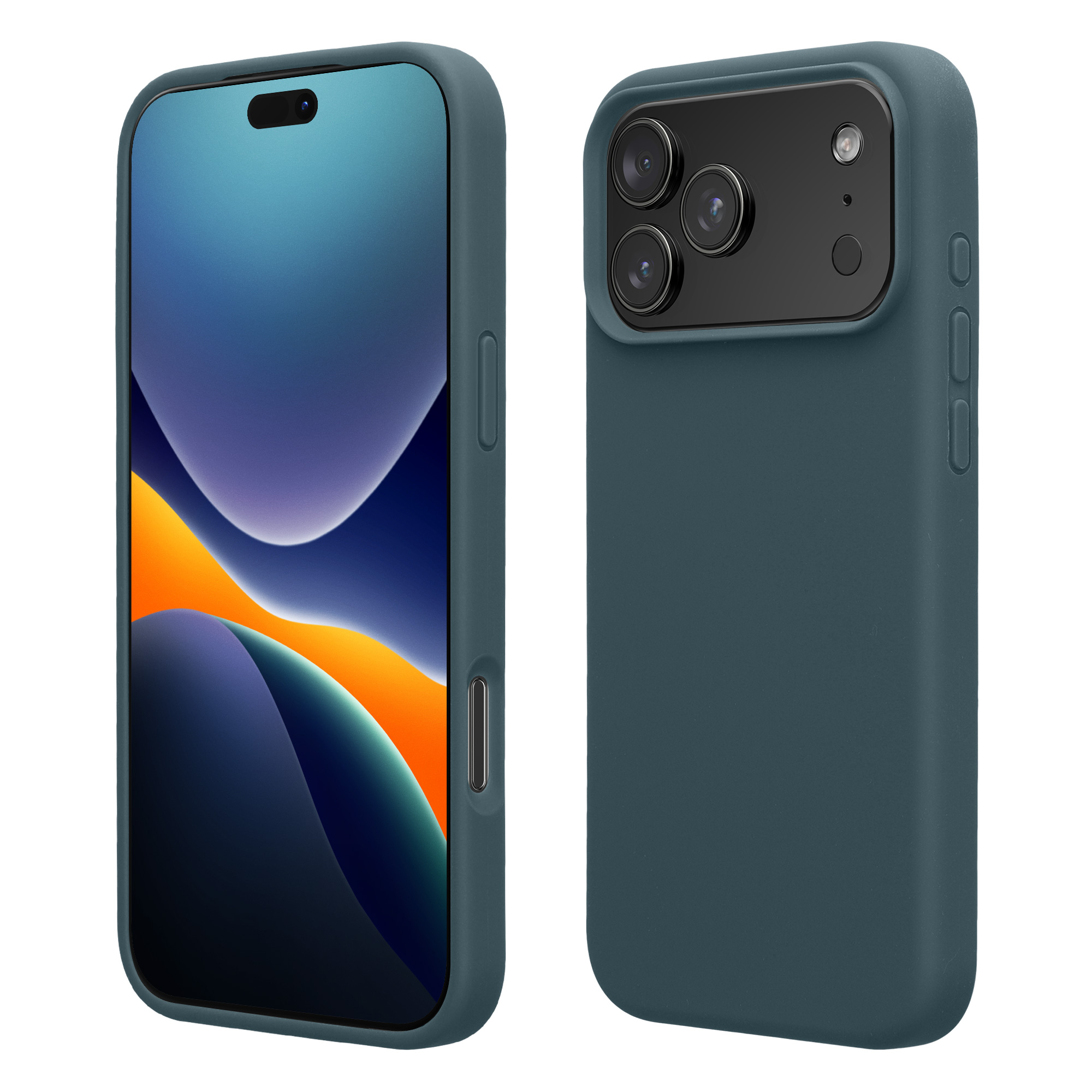 Silikonový kryt Kwmobile pro iPhone 17 Pro Max - tmavě šedá