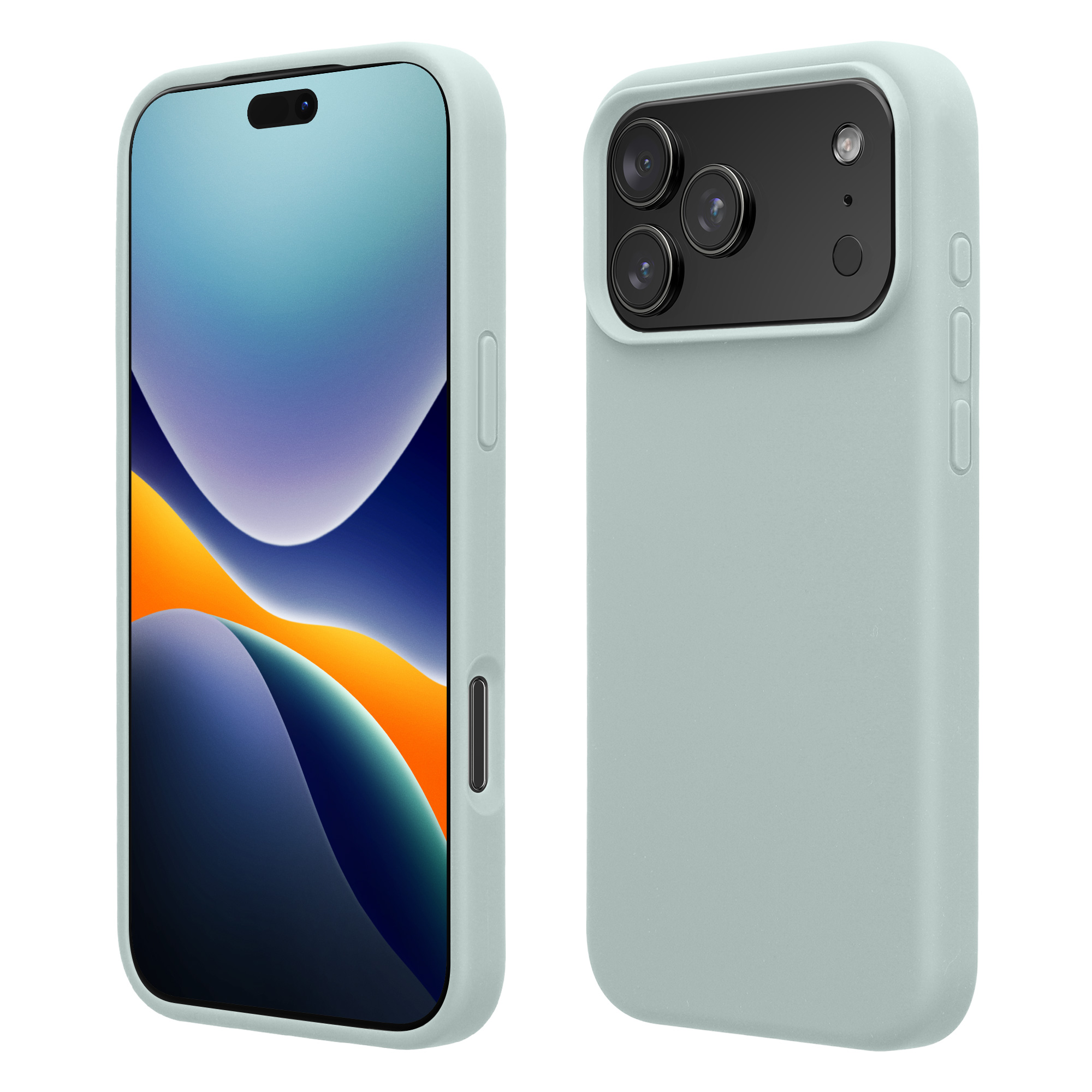 Pouzdro pro Apple iPhone 18 Pro Max / iPhone 17 Pro Max kwmobile silikonové - světle mátová