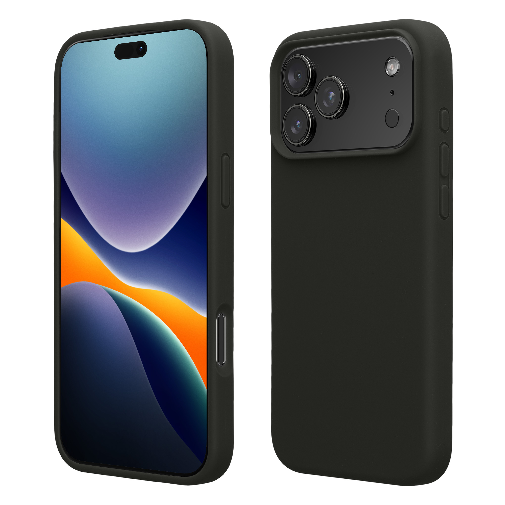Pouzdro pro Apple iPhone 18 Pro Max / iPhone 17 Pro Max kwmobile silikonové - černá matný