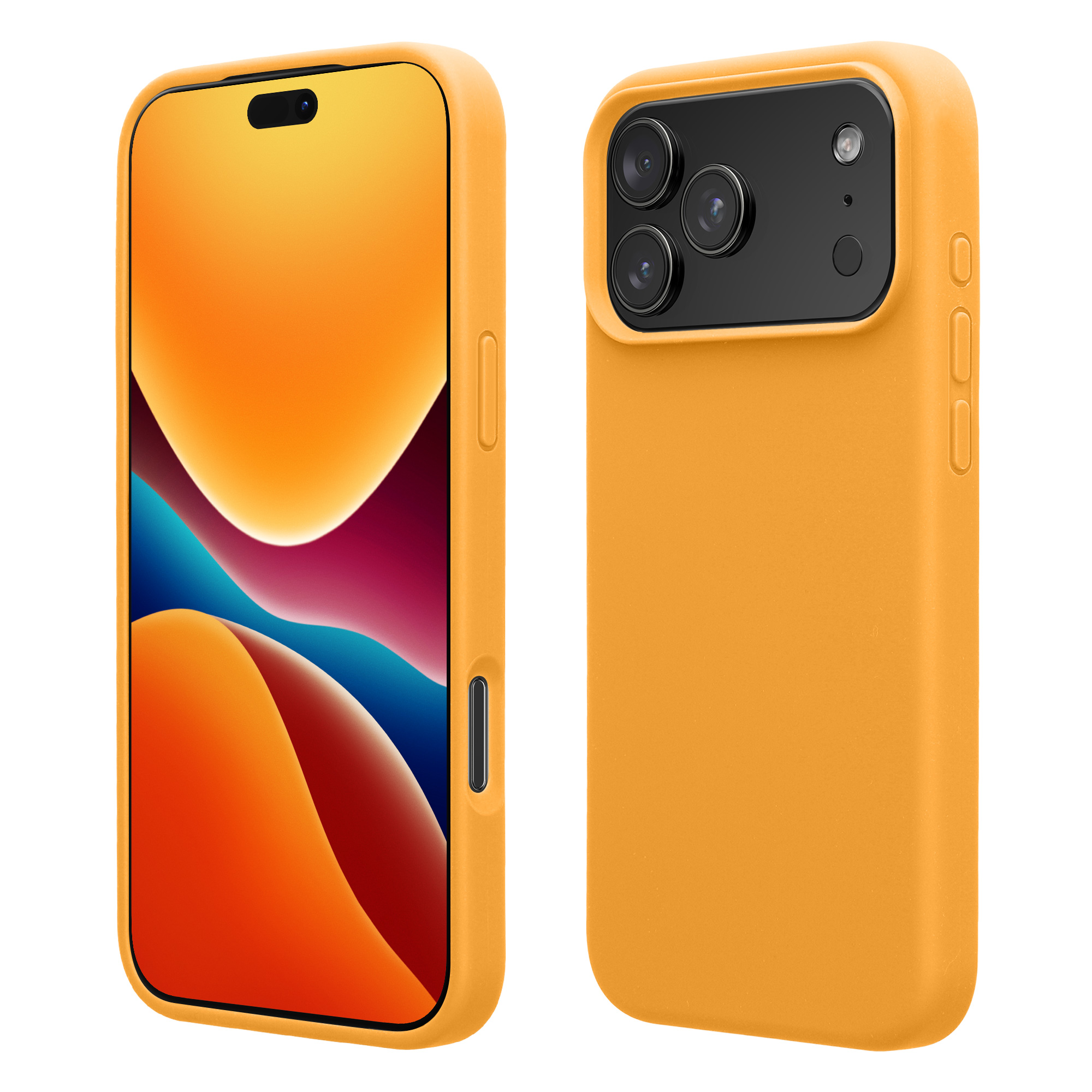 Pouzdro pro Apple iPhone 18 Pro Max / iPhone 17 Pro Max kwmobile silikonové - mangová