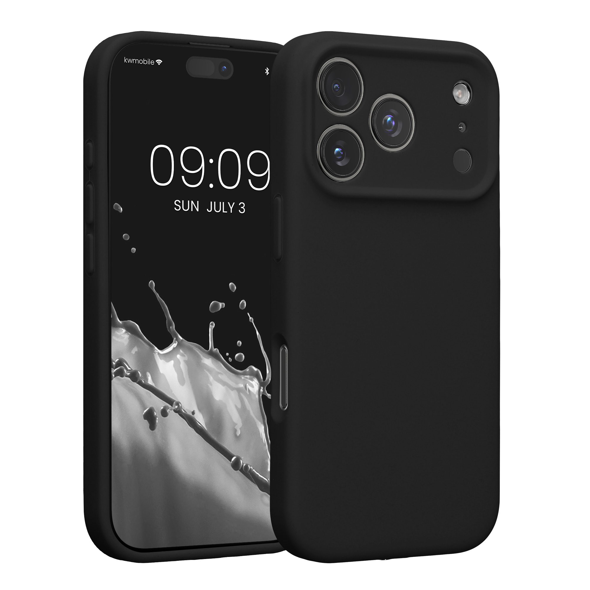 Pouzdro pro Apple iPhone 18 Pro / iPhone 17 Pro kwmobile tenké silikonové - černá