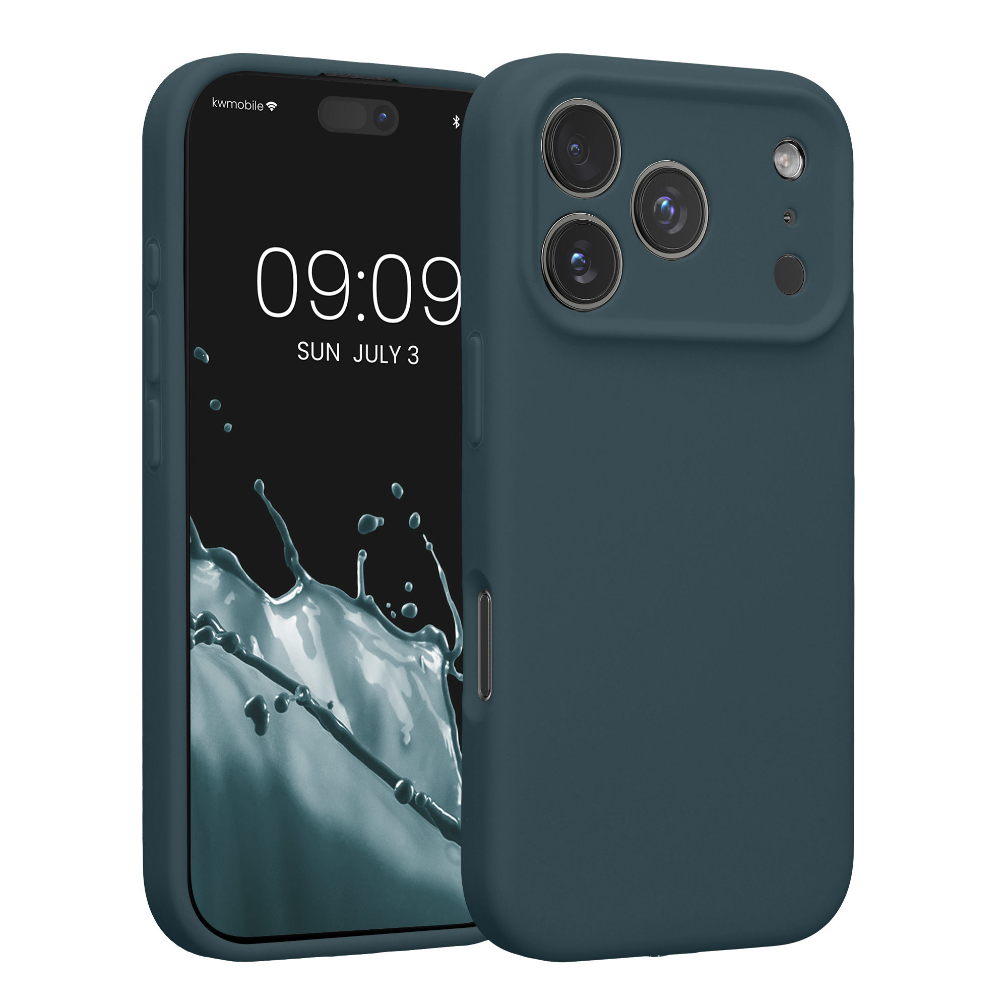 Pouzdro pro Apple iPhone 18 Pro / iPhone 17 Pro kwmobile tenké silikonové - tmavá antracitová