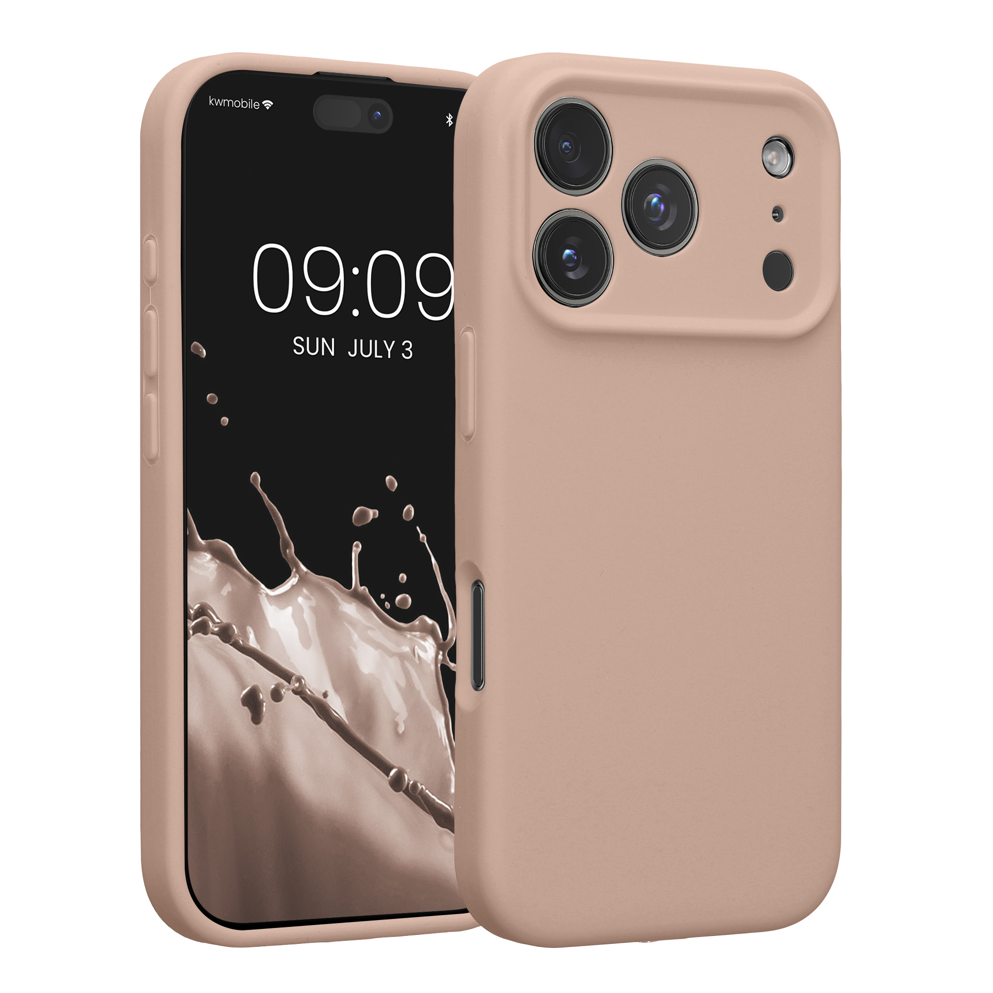 Pouzdro pro Apple iPhone 18 Pro / iPhone 17 Pro kwmobile tenké silikonové - starorůžová