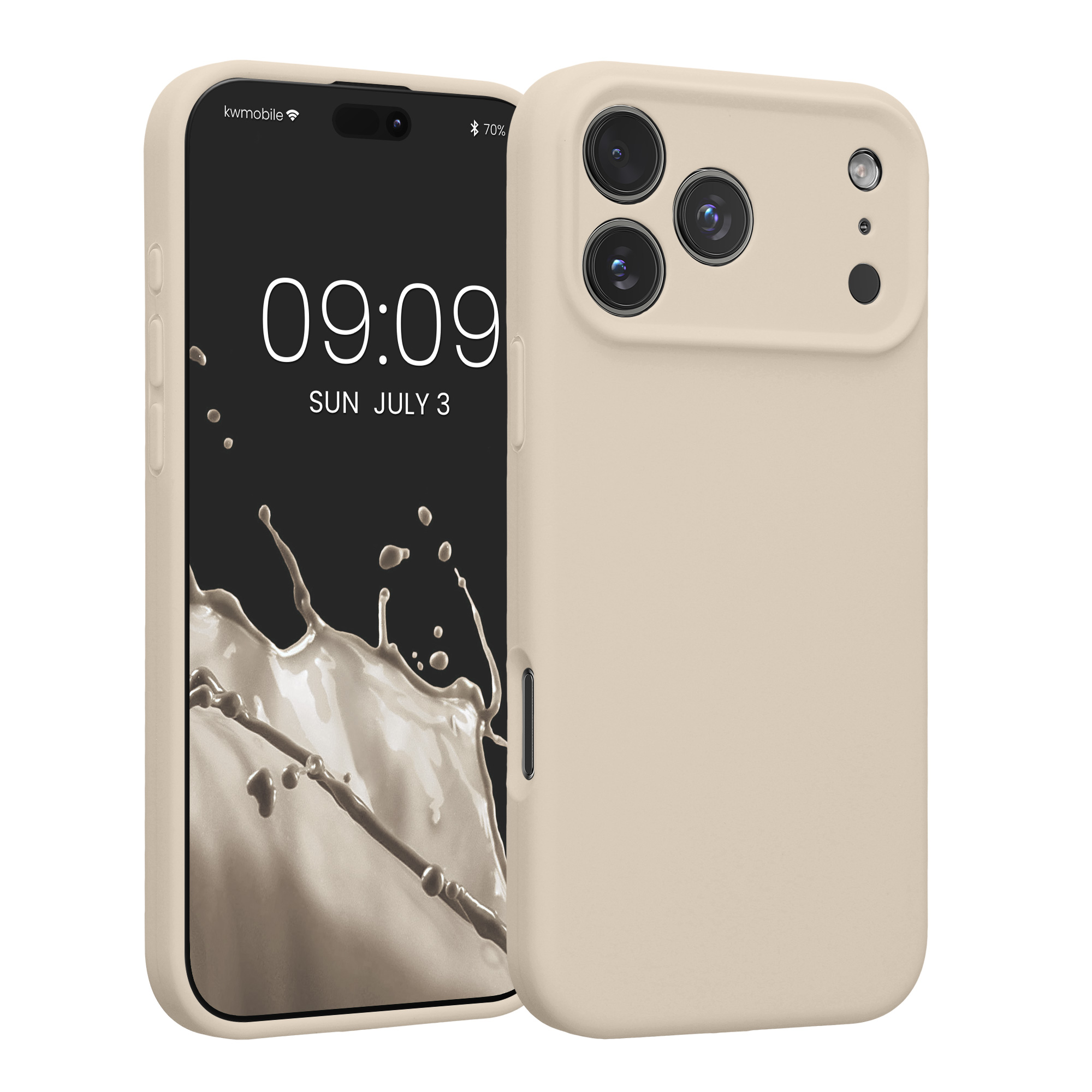Kryt na mobil Apple iPhone 18 Pro Max / 17 Pro Max, tenký - kwmobile, krémový