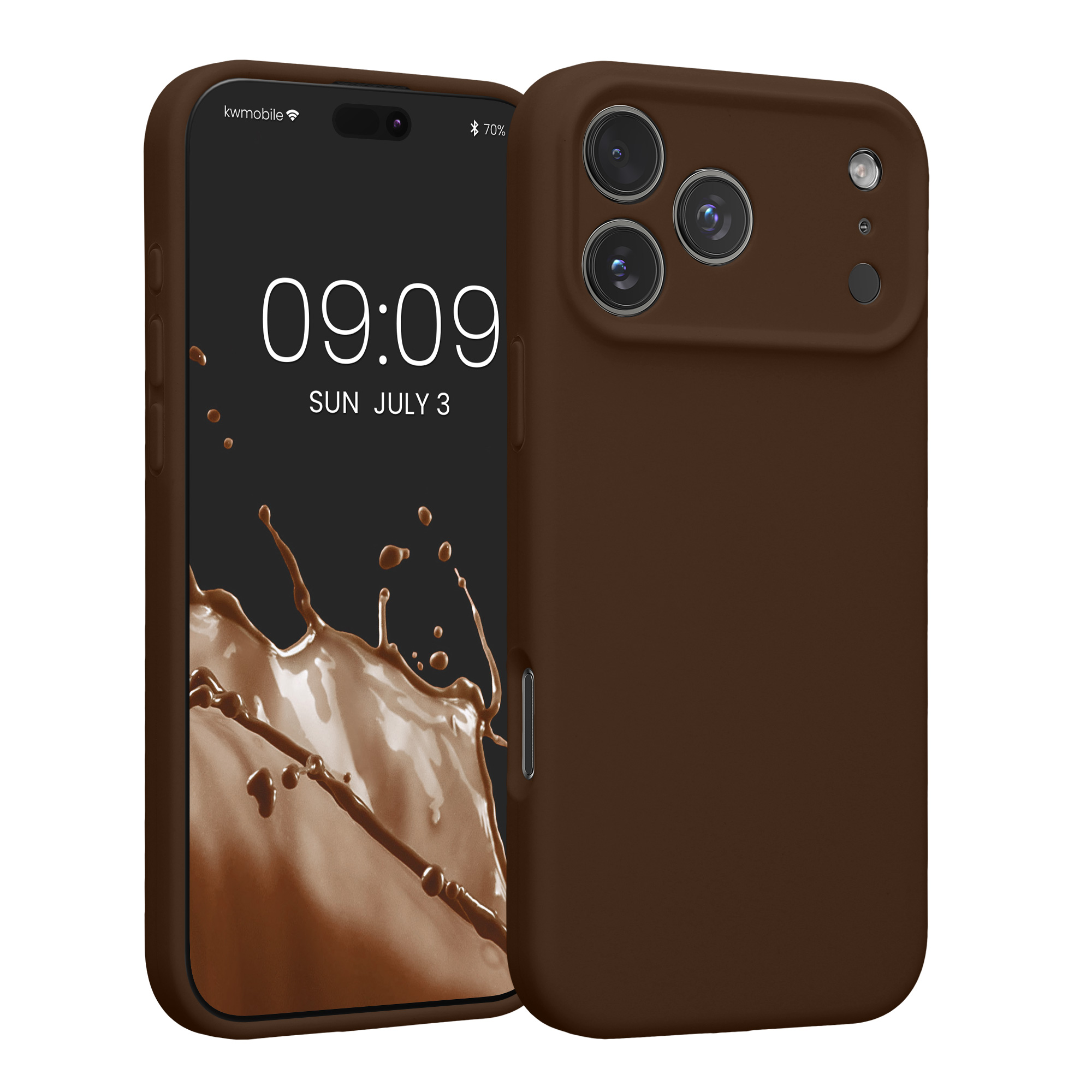 Kryt na mobil Apple iPhone 18 Pro Max / 17 Pro Max, tenký - kwmobile, čokoládový