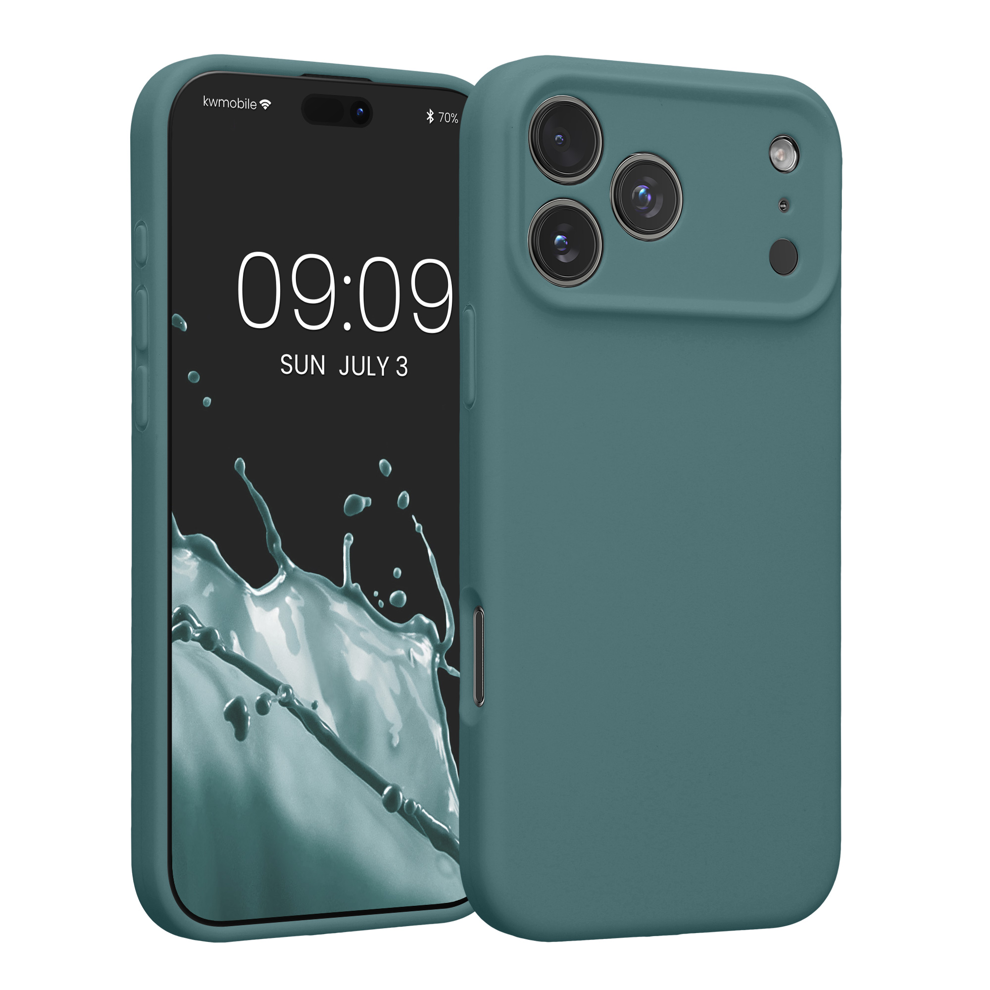 Pouzdro pro Apple iPhone 18 Pro Max / iPhone 17 Pro Max kwmobile tenké Soft Touch silikonové - arktická noc