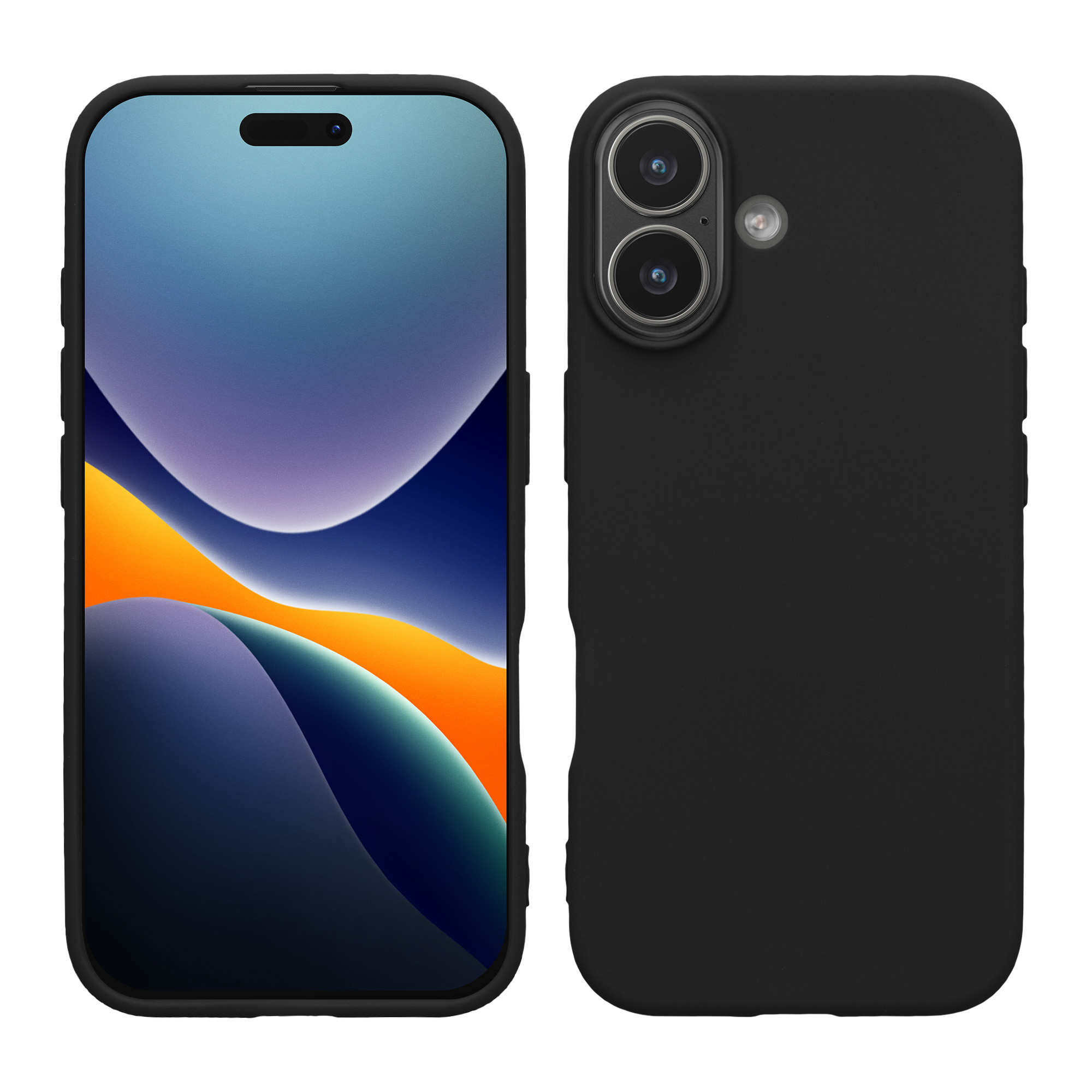Silikonový kryt Kwmobile pro iPhone 17 - černá matná