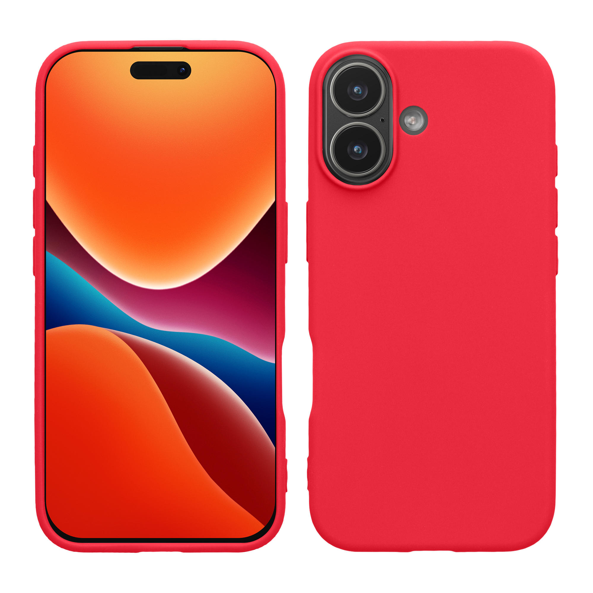 Pouzdro pro iPhone 17 kwmobile tenké silikonové - neonově růžová