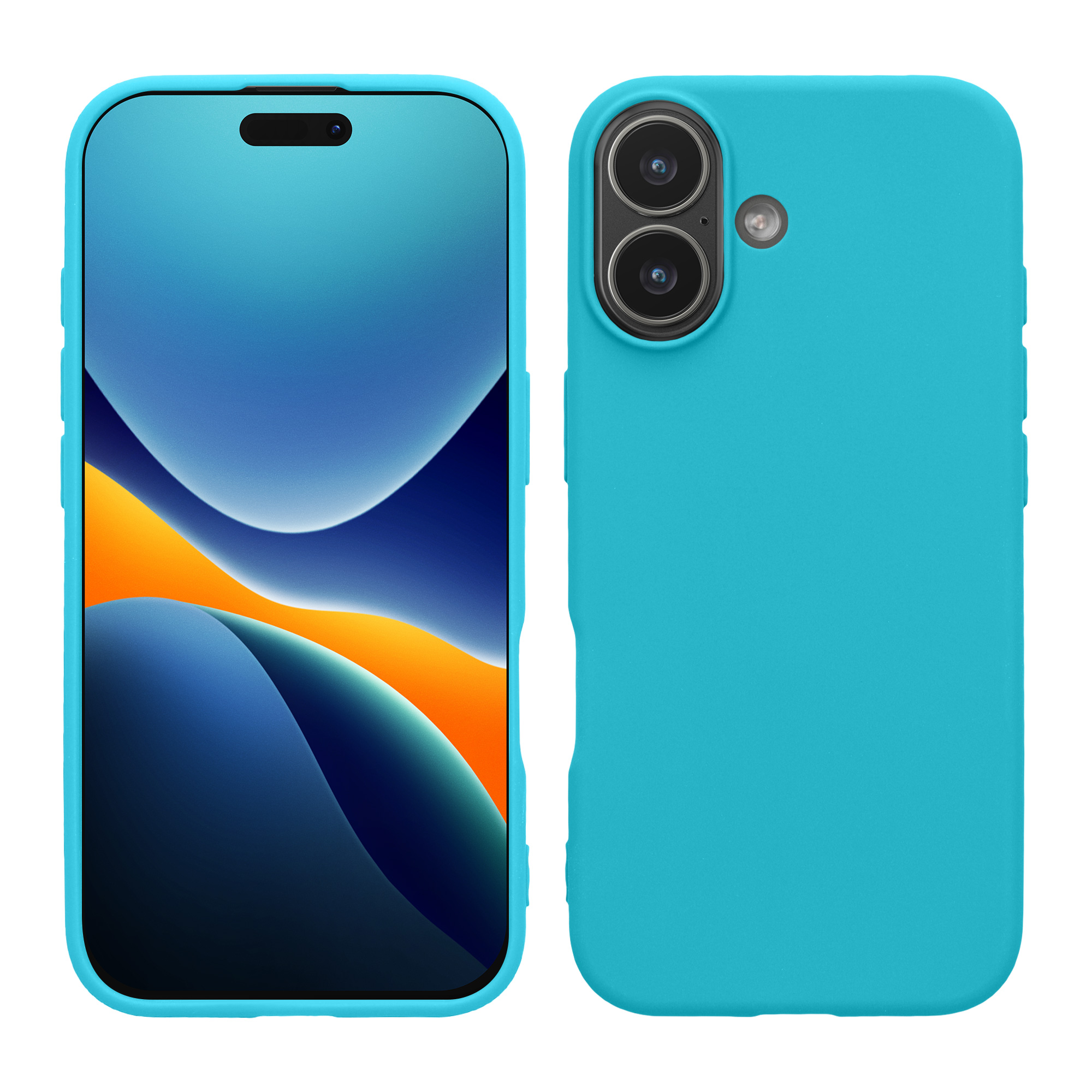 Tenký TPU silikonový kryt pro Apple iPhone 17 kwmobile ‑ ledovcová