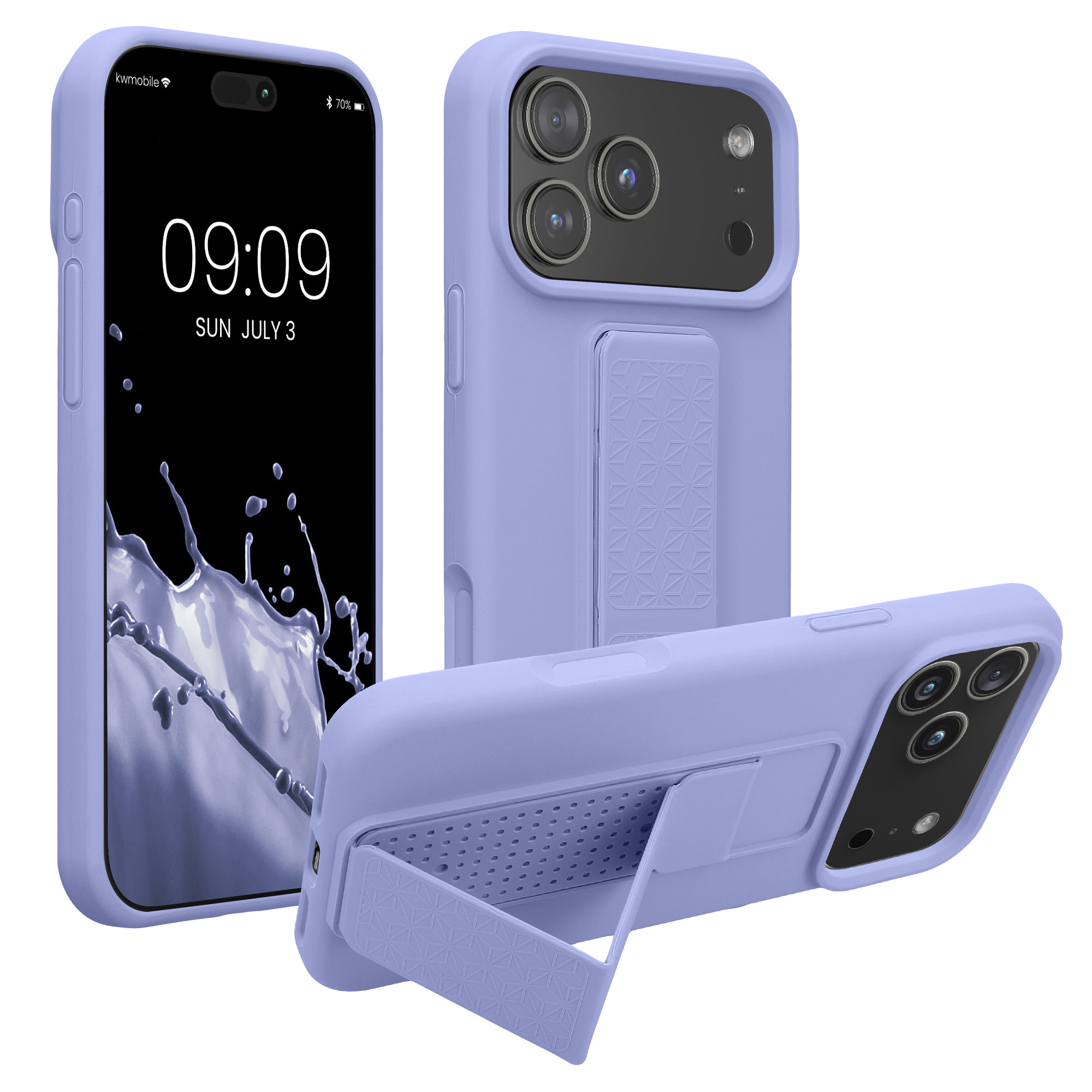 Silikonový kryt Kwmobile pro iPhone 17 Pro Max - levandulová