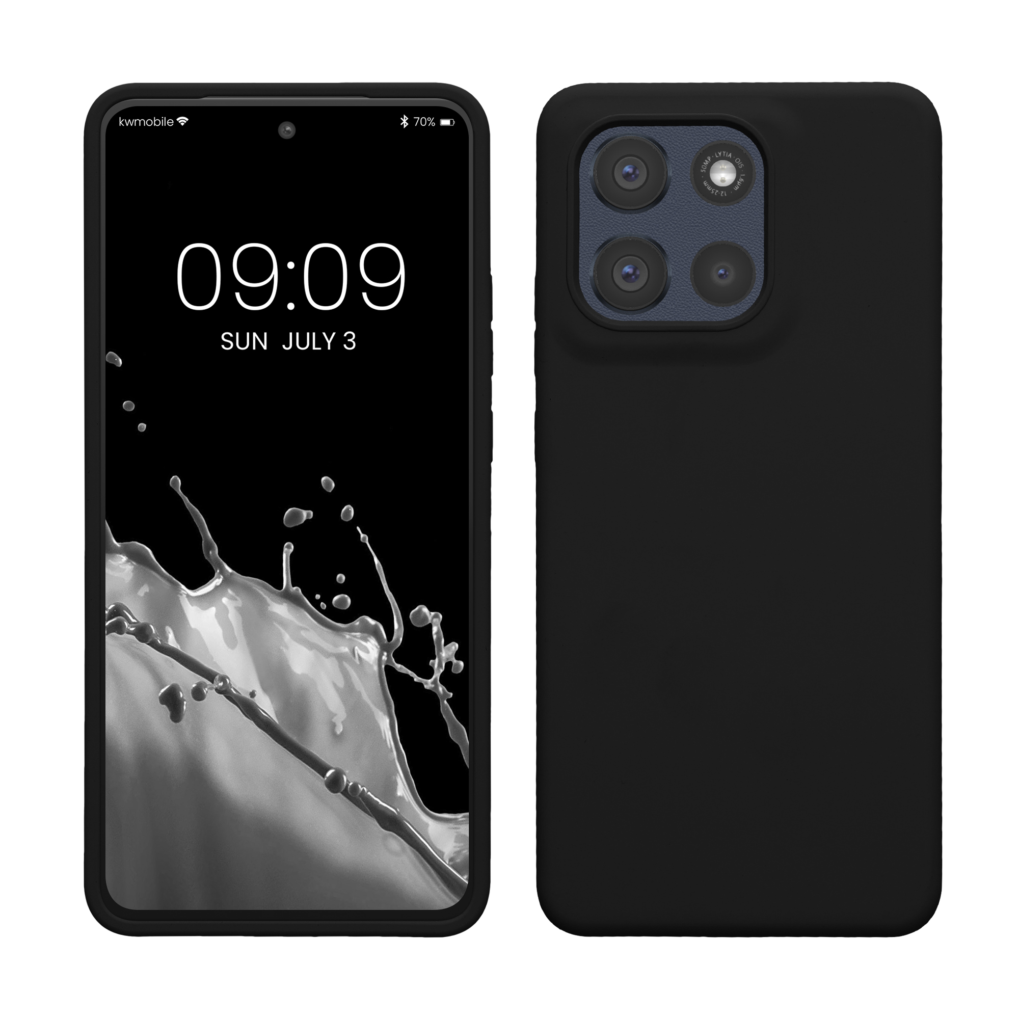 Kwmobile Silikonový kryt Motorola Moto G86 Power 5G černá