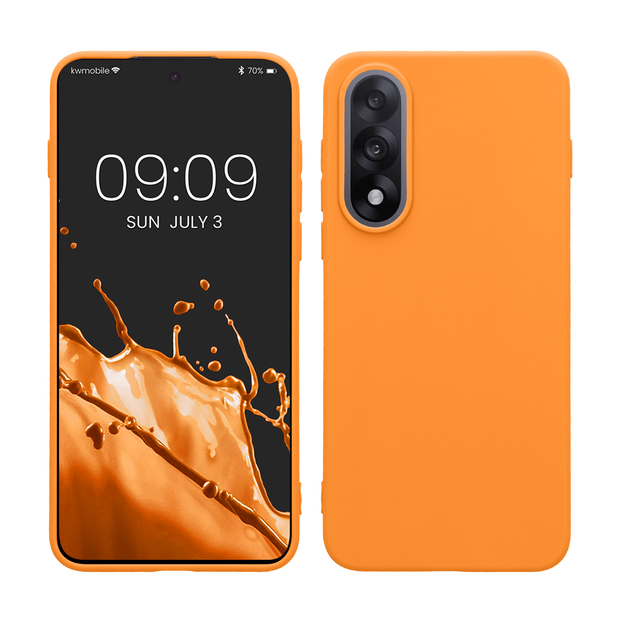Kryt kwmobile pro OnePlus Nord 5, oranžová