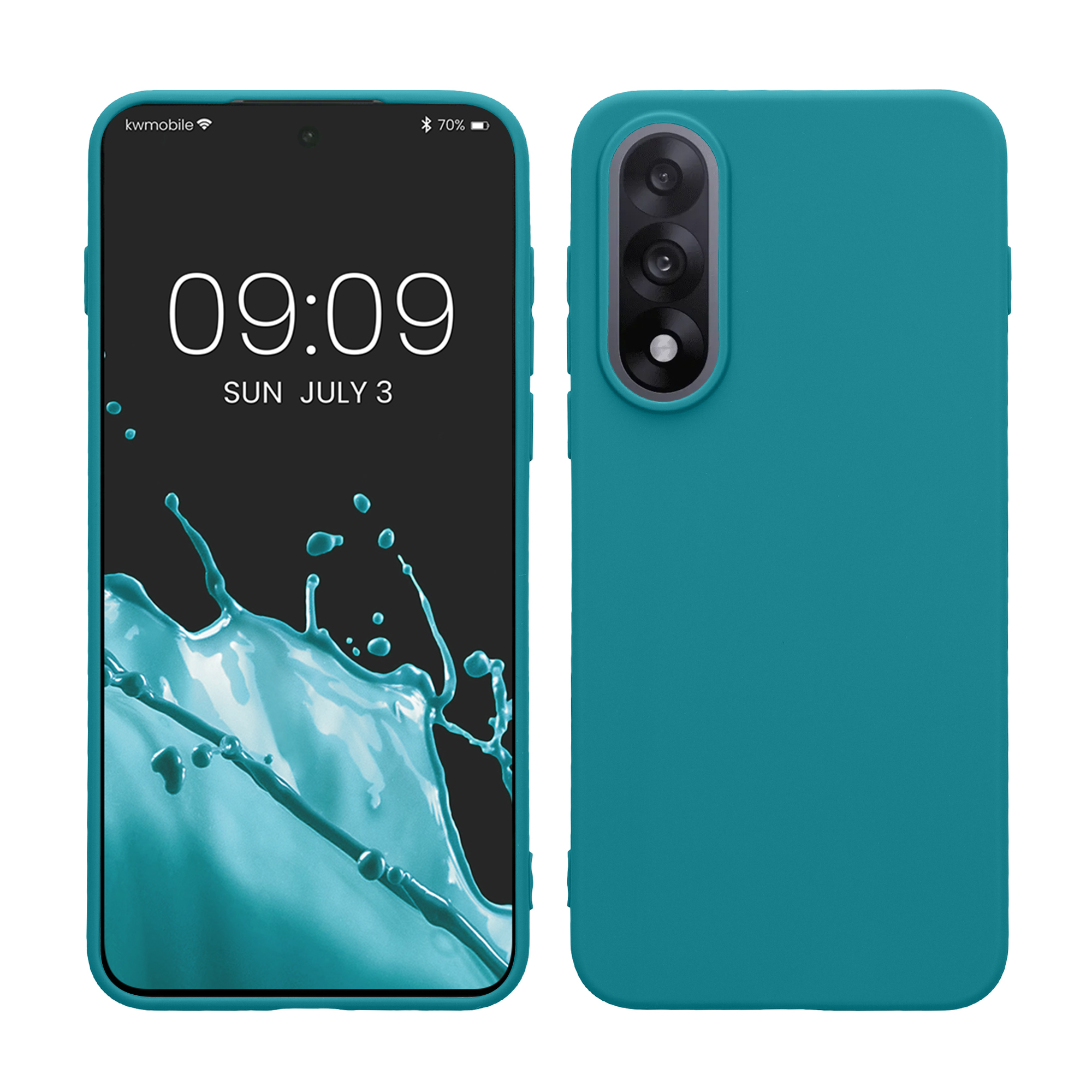 Kwmobile Silikonový kryt OnePlus Nord 5 matná petrolejová