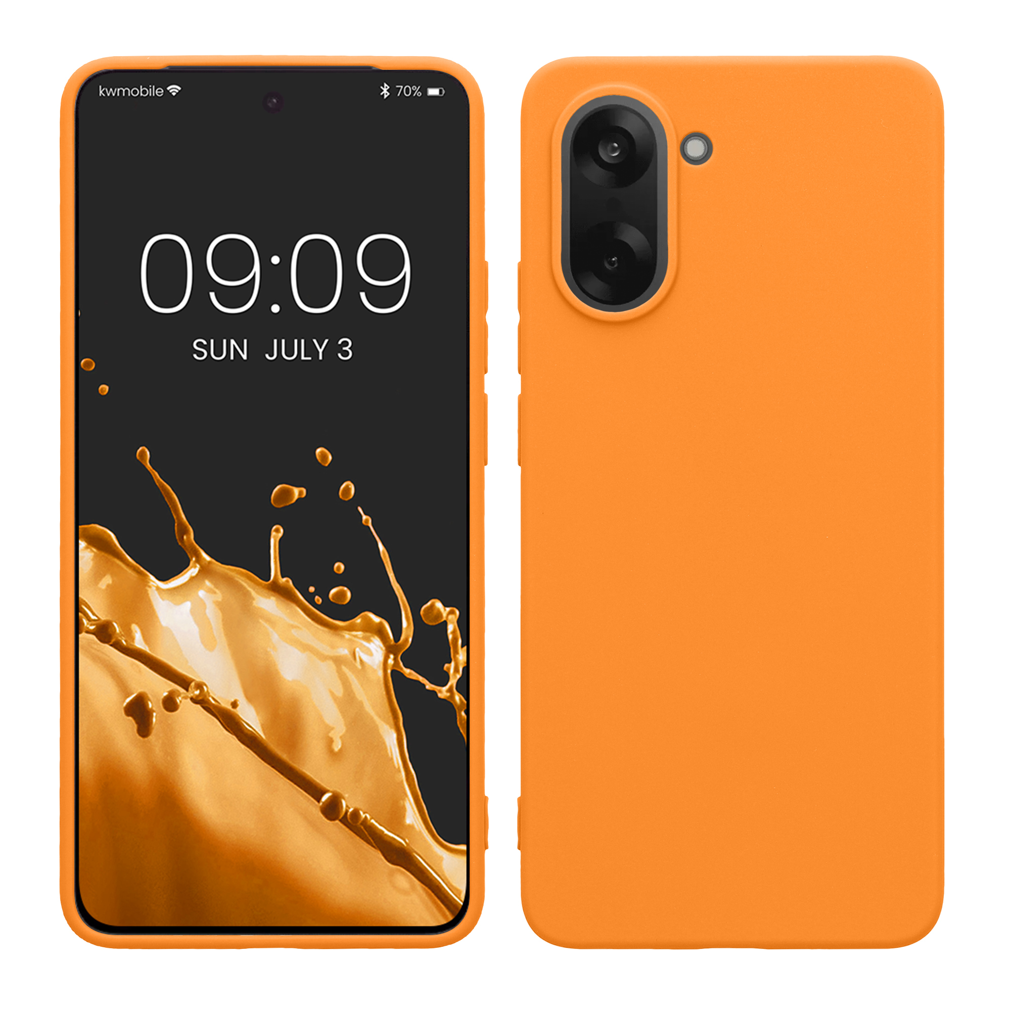Kryt kwmobile pro OnePlus Nord CE5, oranžová