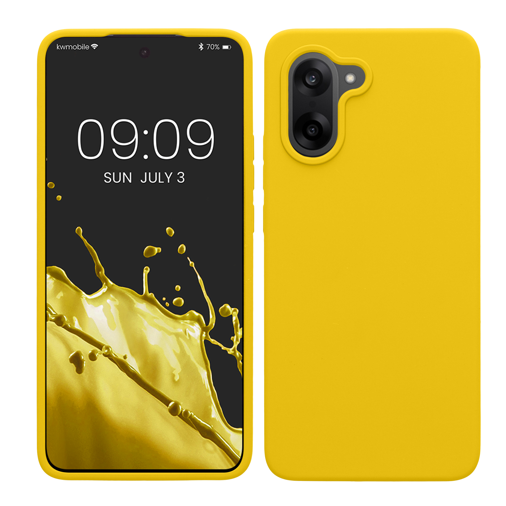 Kryt kwmobile pro OnePlus Nord CE5, žlutá