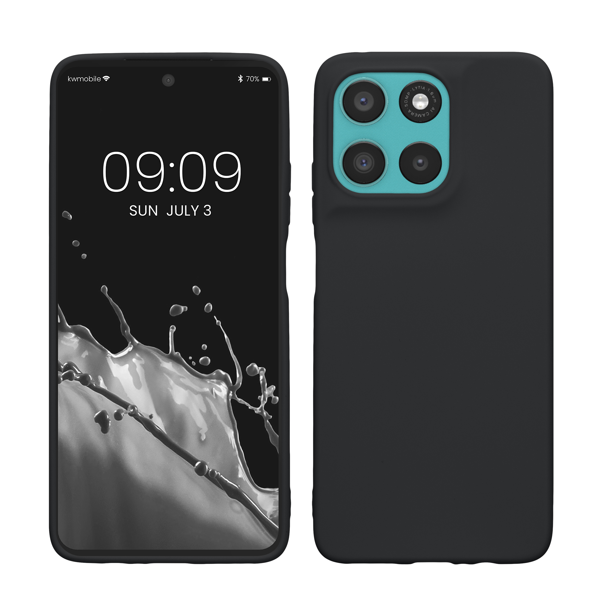 Pouzdro pro Motorola Moto G57 Power / Moto G67 Power kwmobile TPU - matná černá